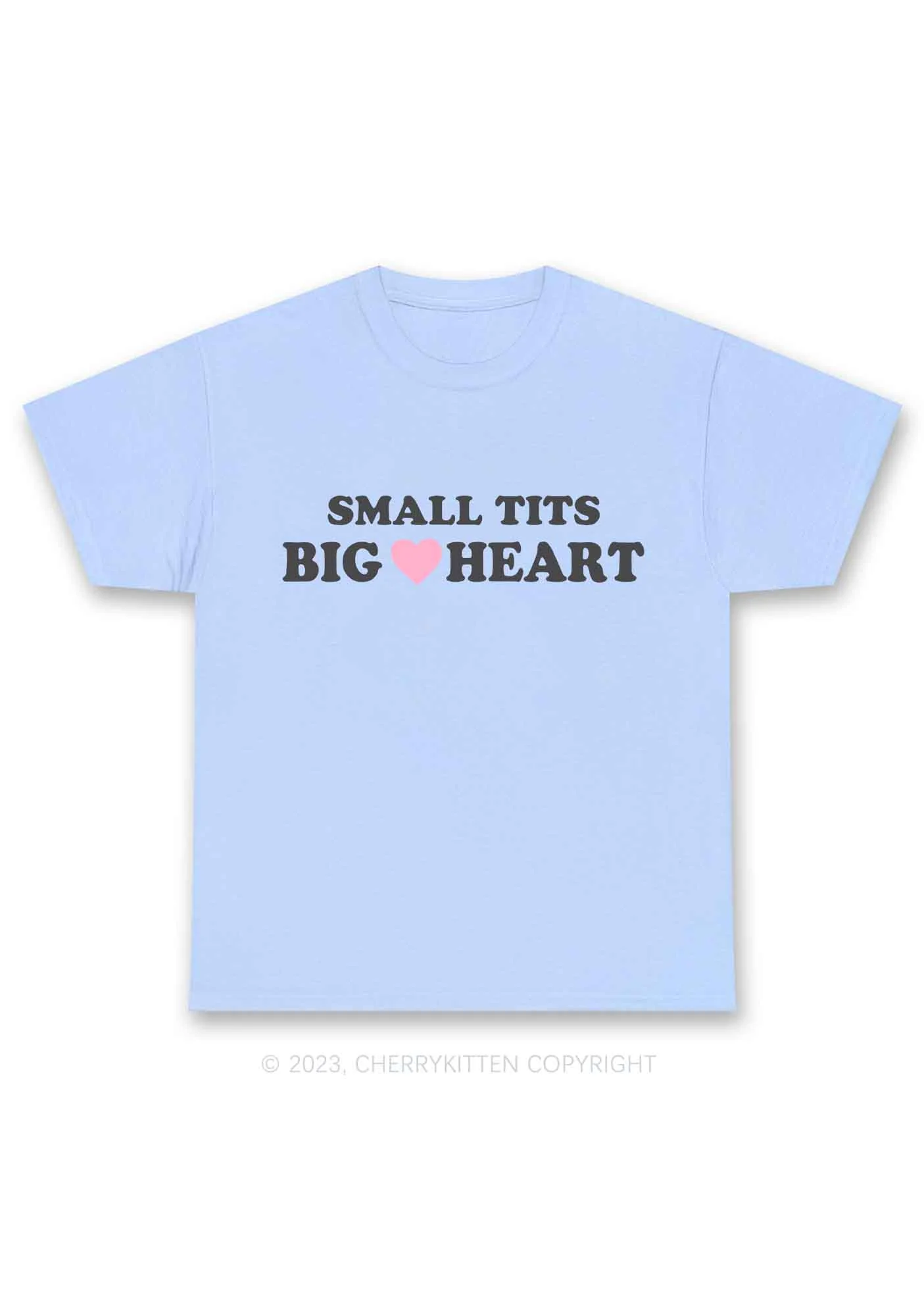Small But Big Heart Y2K Chunky Shirt Cherrykitten - Image 5