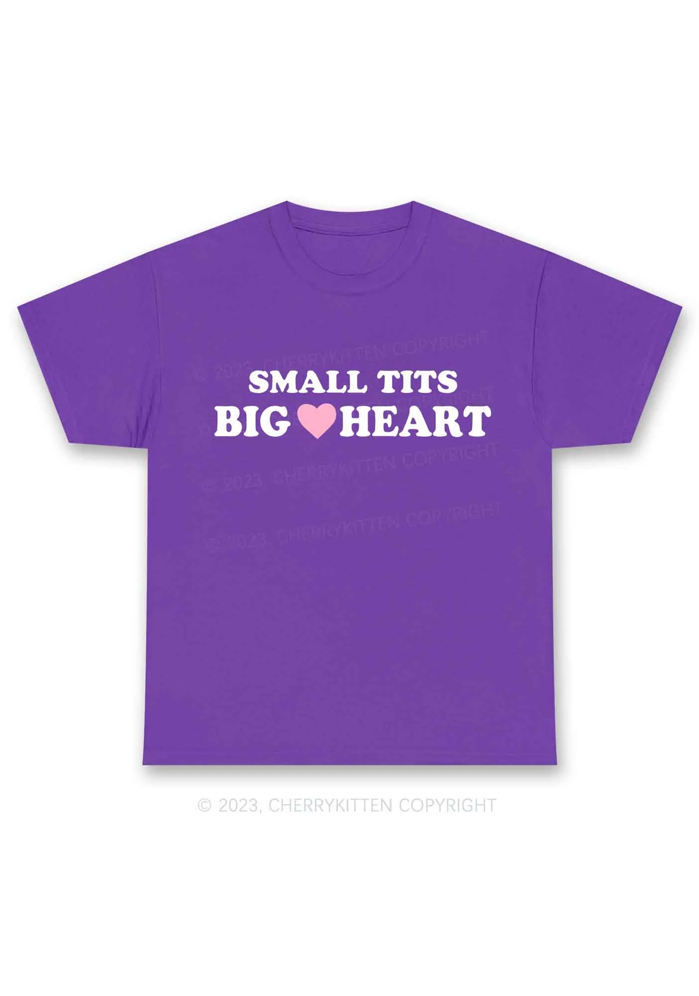 Small But Big Heart Y2K Chunky Shirt Cherrykitten - Image 6