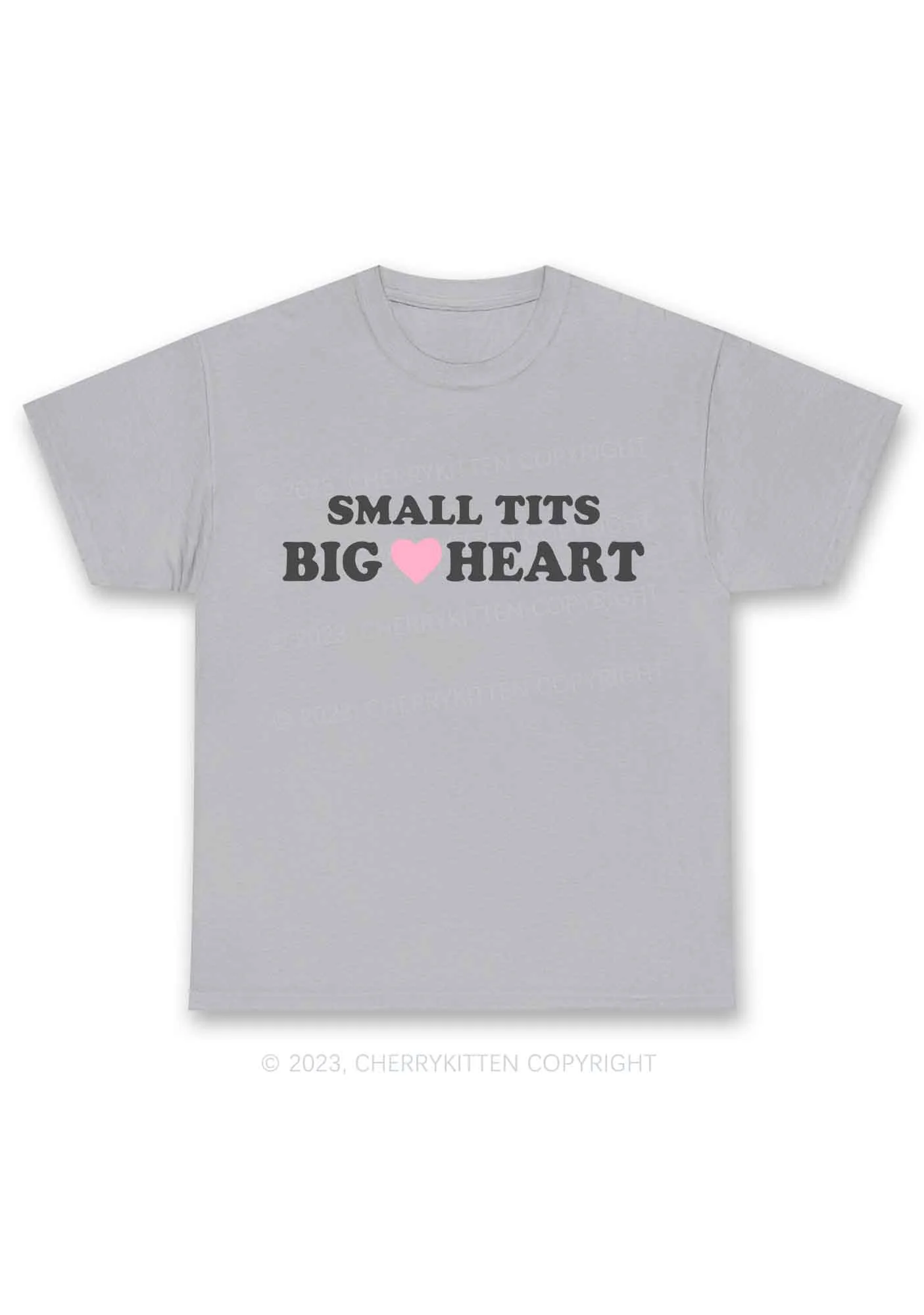 Small But Big Heart Y2K Chunky Shirt Cherrykitten - Image 7