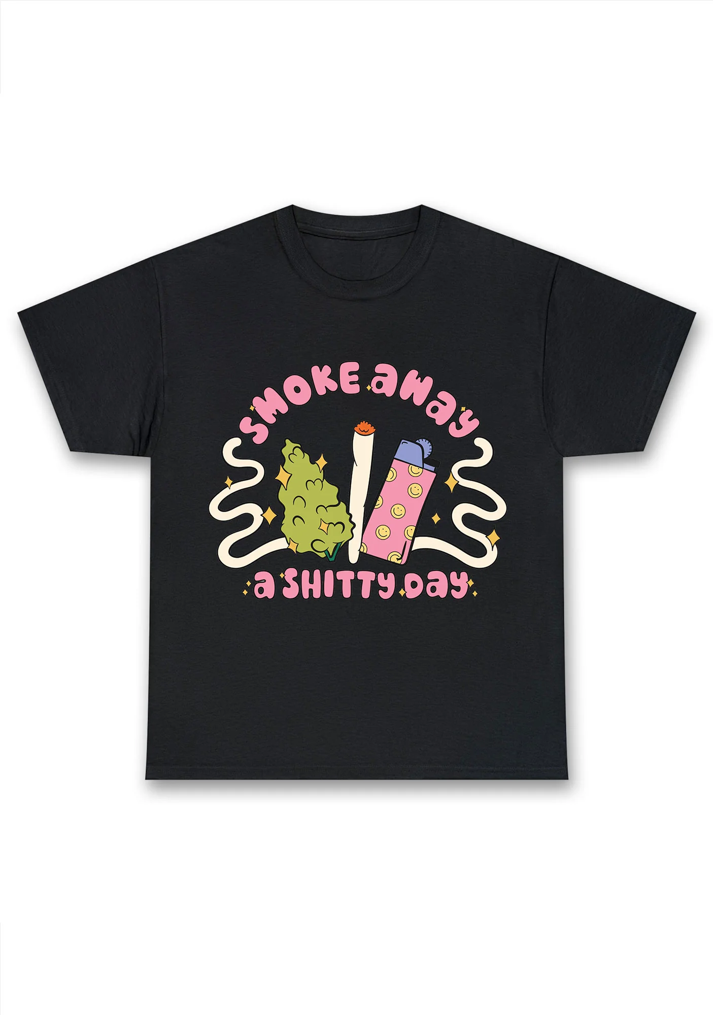 Smoke Away A Shixxy Day Chunky Shirt - Image 4