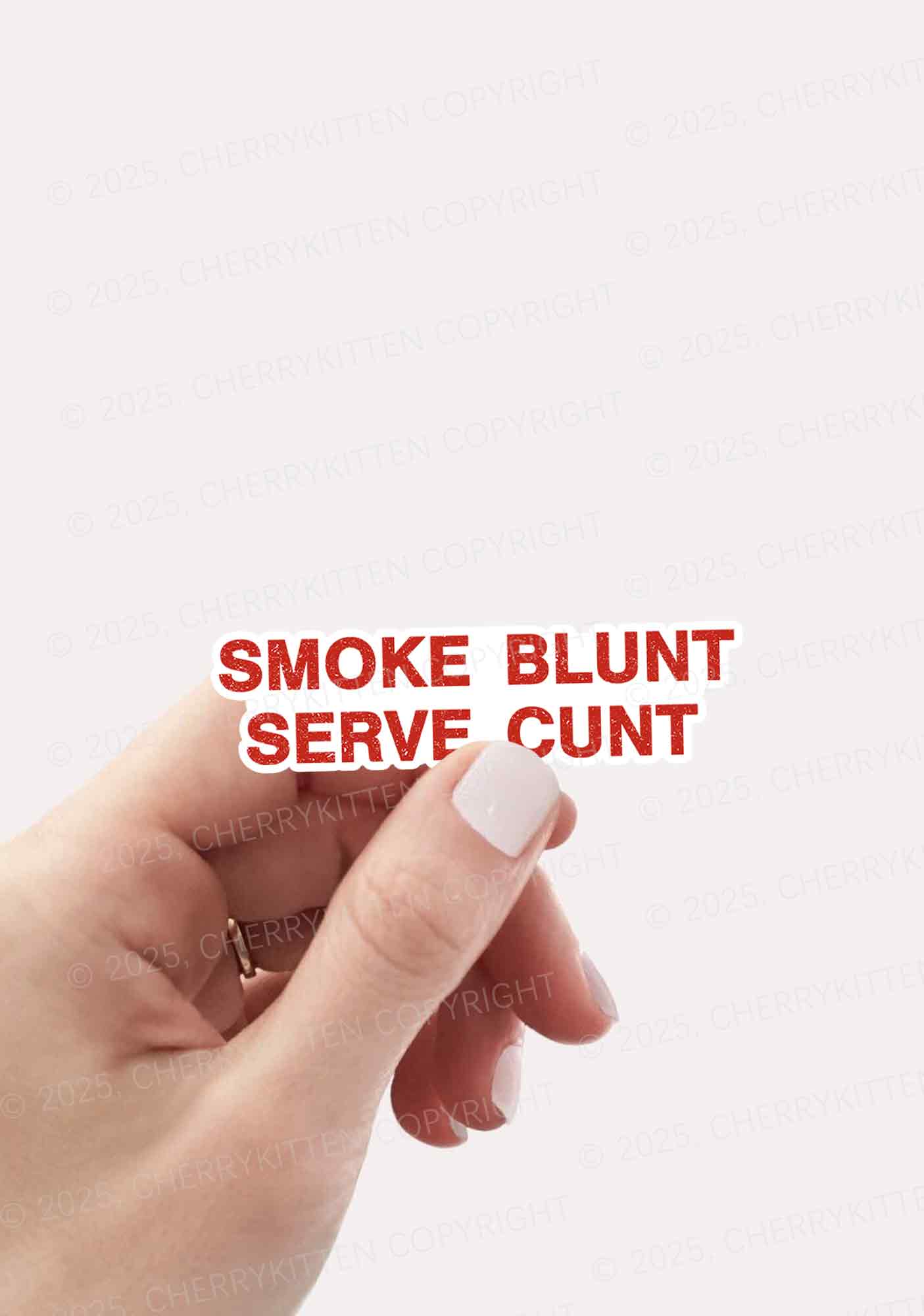 Smoke Blunt 1Pc Y2K Sticker Cherrykitten - Image 2