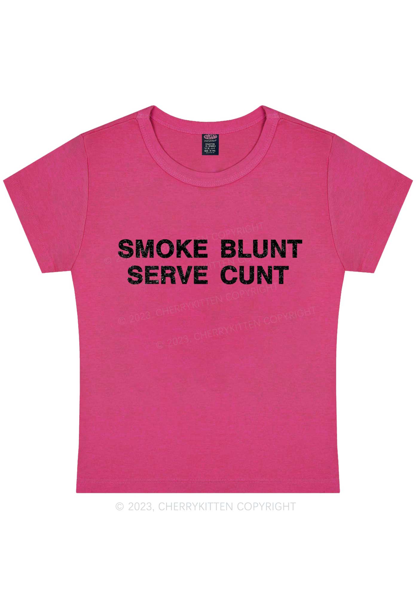 Smoke Blunt Y2K Baby Tee Cherrykitten - Image 10