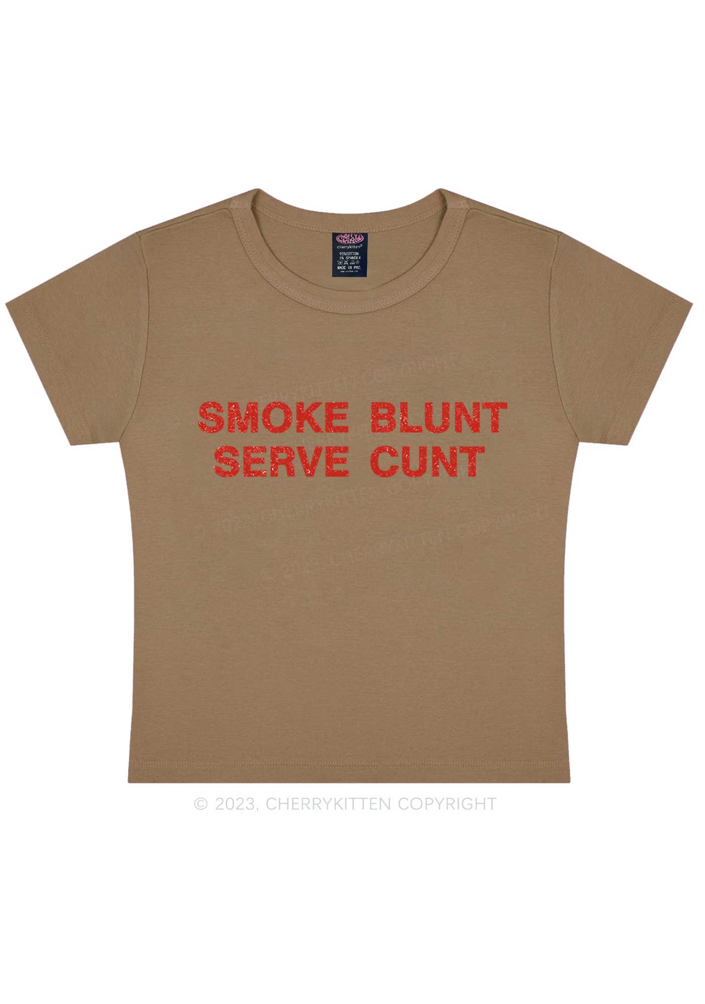 Smoke Blunt Y2K Baby Tee Cherrykitten - Image 13