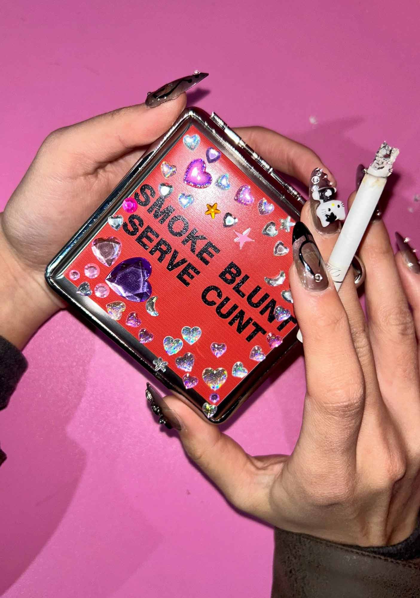 Smoke Blunt Y2K Cigarette Case Cherrykitten - Image 2