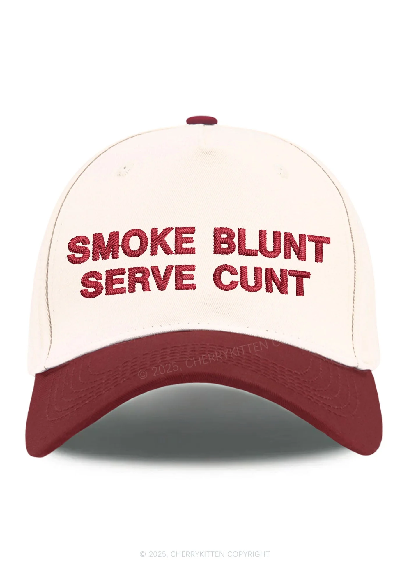 Smoke Blunt Y2K Color Block Baseball Cap Cherrykitten - Image 11