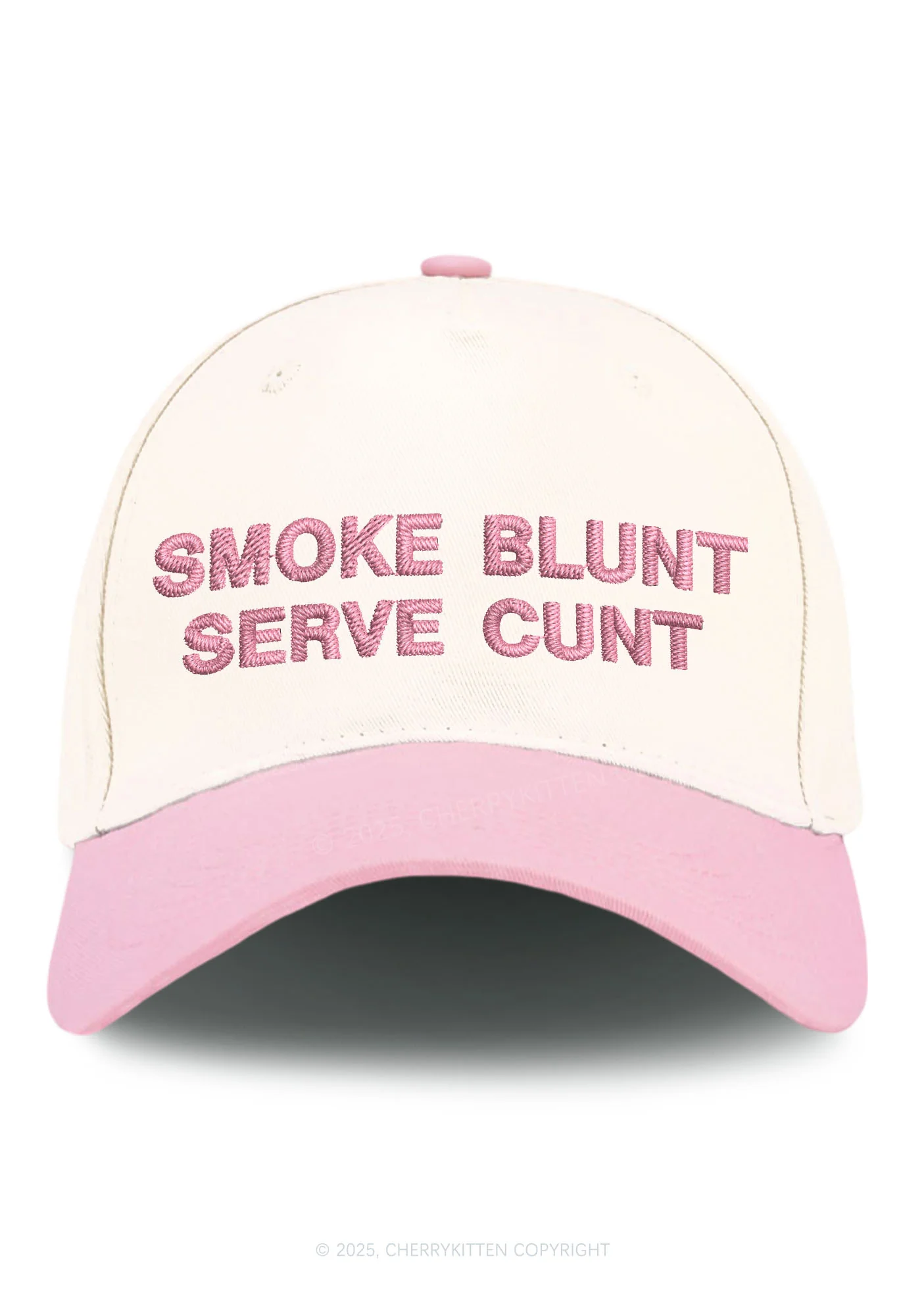 Smoke Blunt Y2K Color Block Baseball Cap Cherrykitten - Image 3