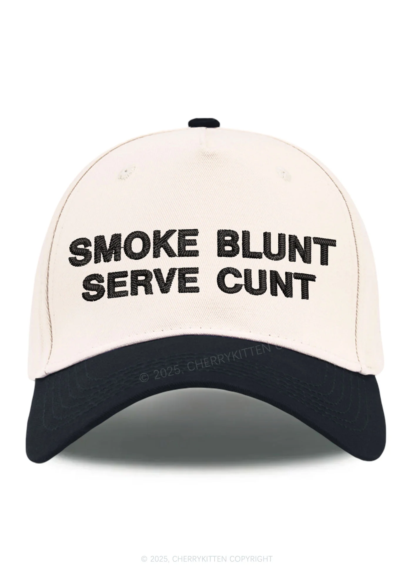 Smoke Blunt Y2K Color Block Baseball Cap Cherrykitten - Image 4
