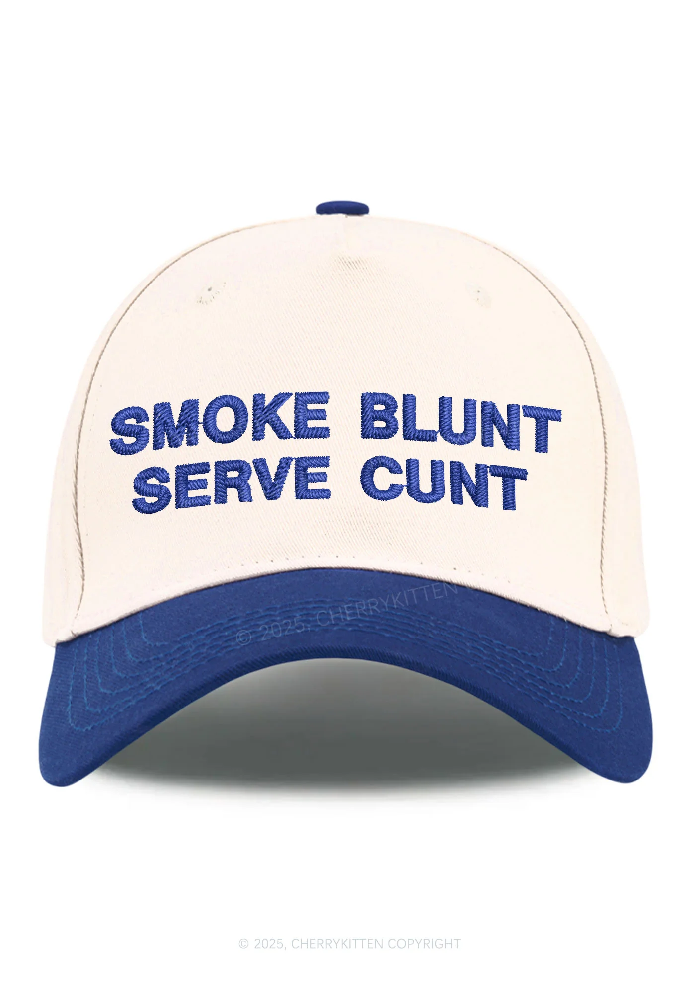 Smoke Blunt Y2K Color Block Baseball Cap Cherrykitten - Image 8