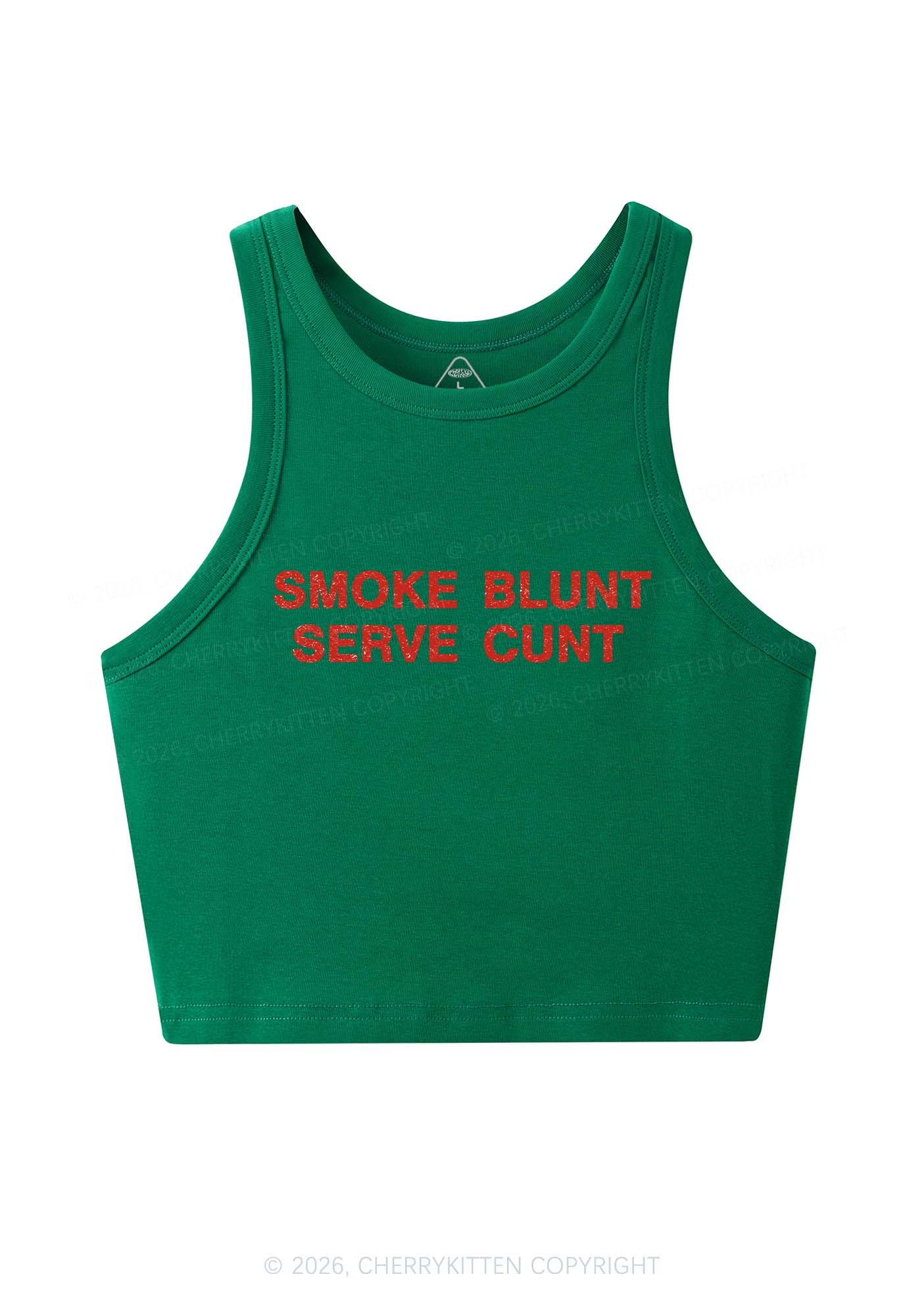 Smoke Blunt Y2K Crop Tank Top Cherrykitten - Image 9