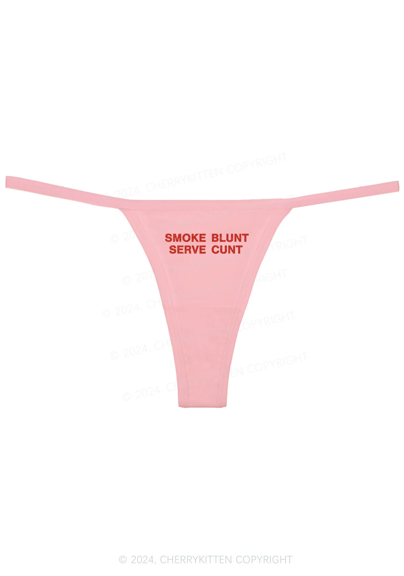 Smoke Blunt Y2K Flat String Thong Cherrykitten - Image 6
