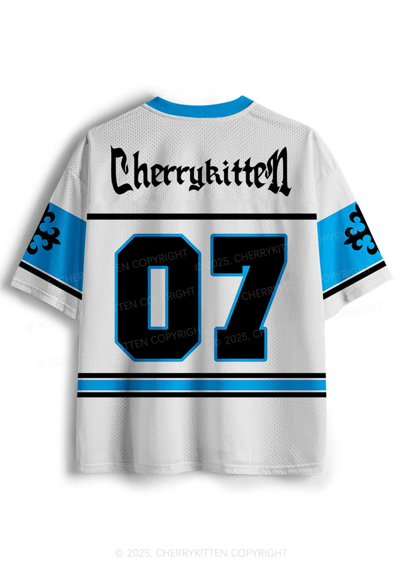 Custom Smoke Blunt Y2K Mesh Jersey Shirts Cherrykitten - Image 2