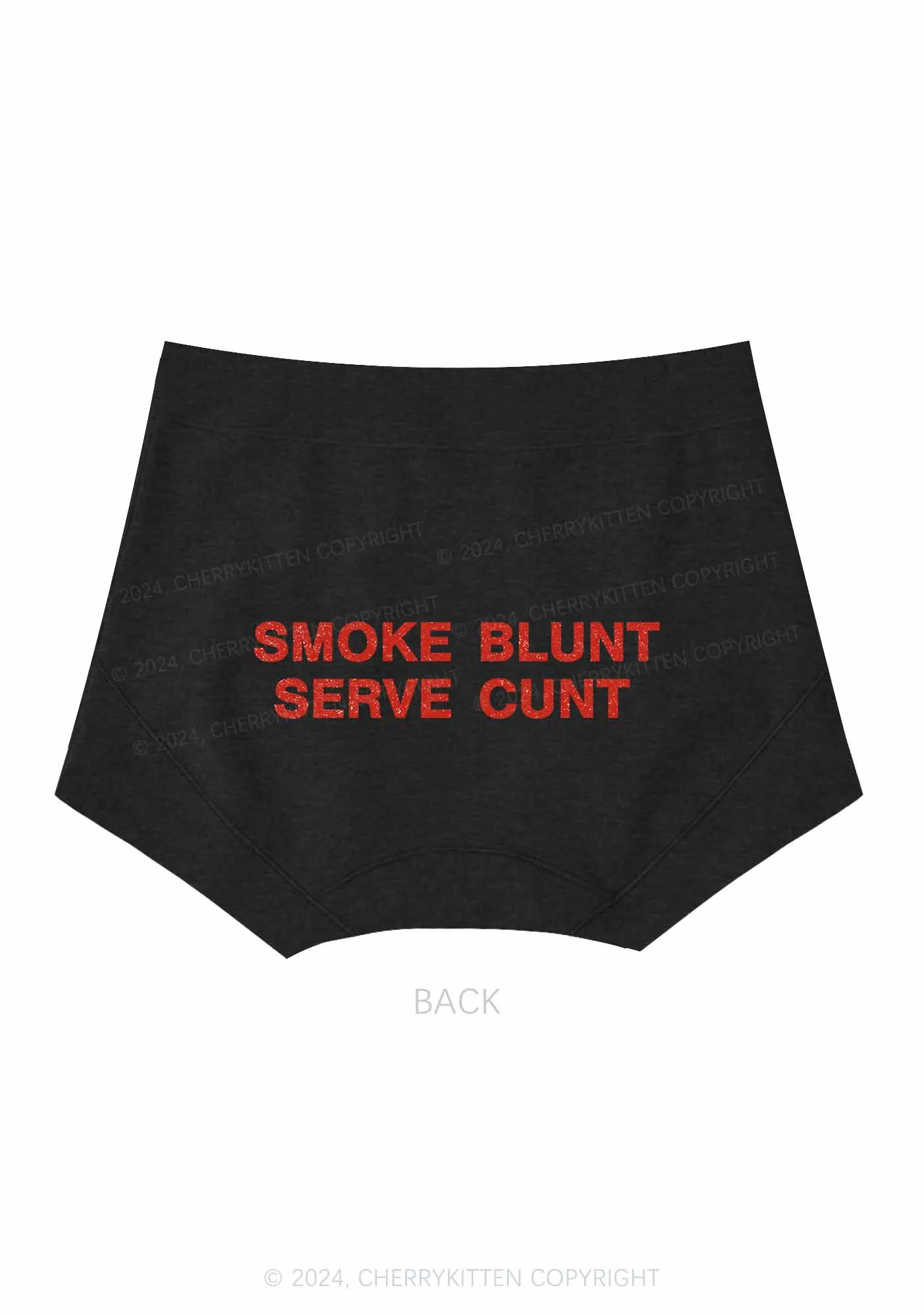 Smoke Blunt Y2K Mid Rise Waist Boyshort Cherrykitten - Image 5