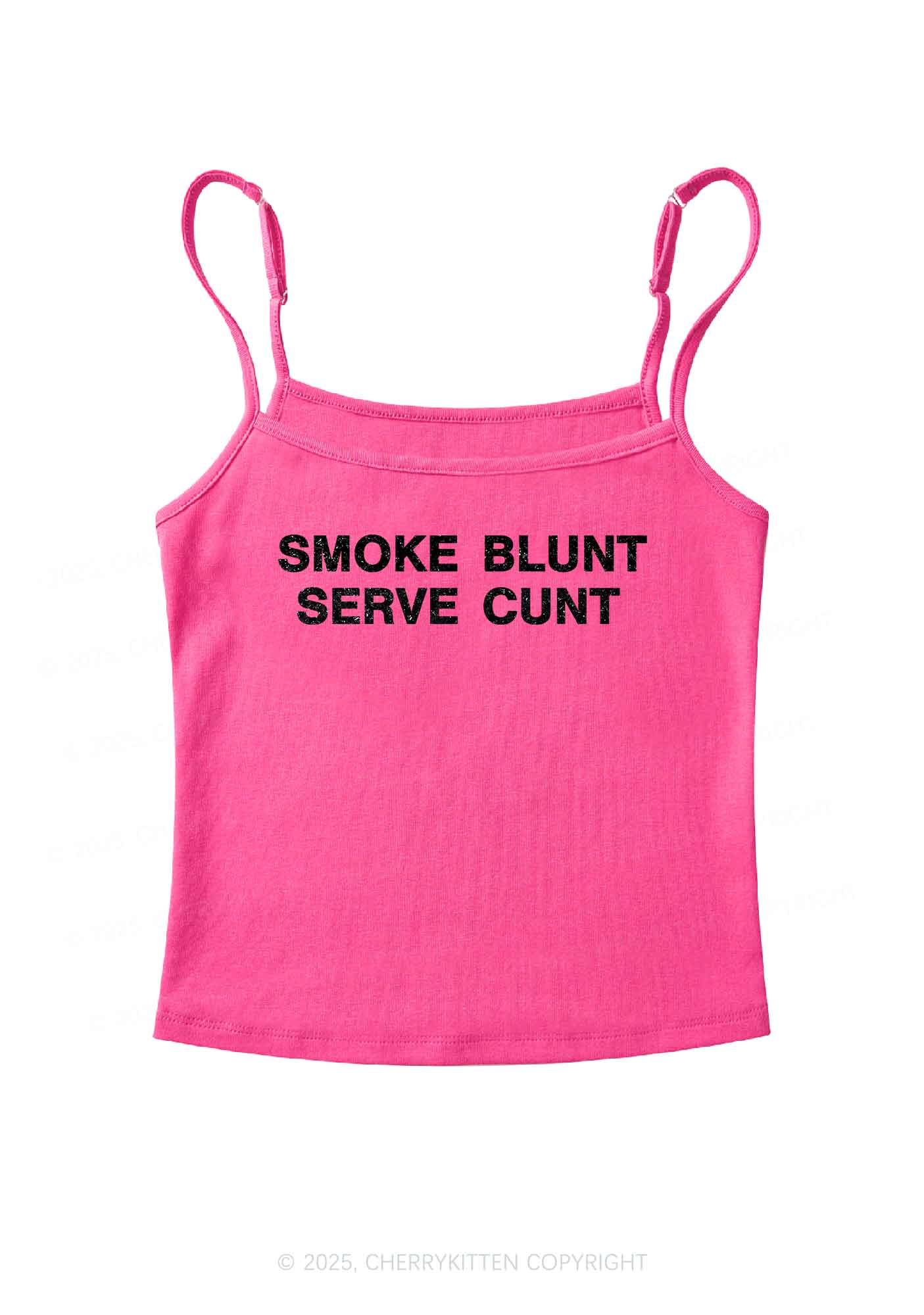 Smoke Blunt Y2K Spaghetti Strap Cami Cherrykitten - Image 4
