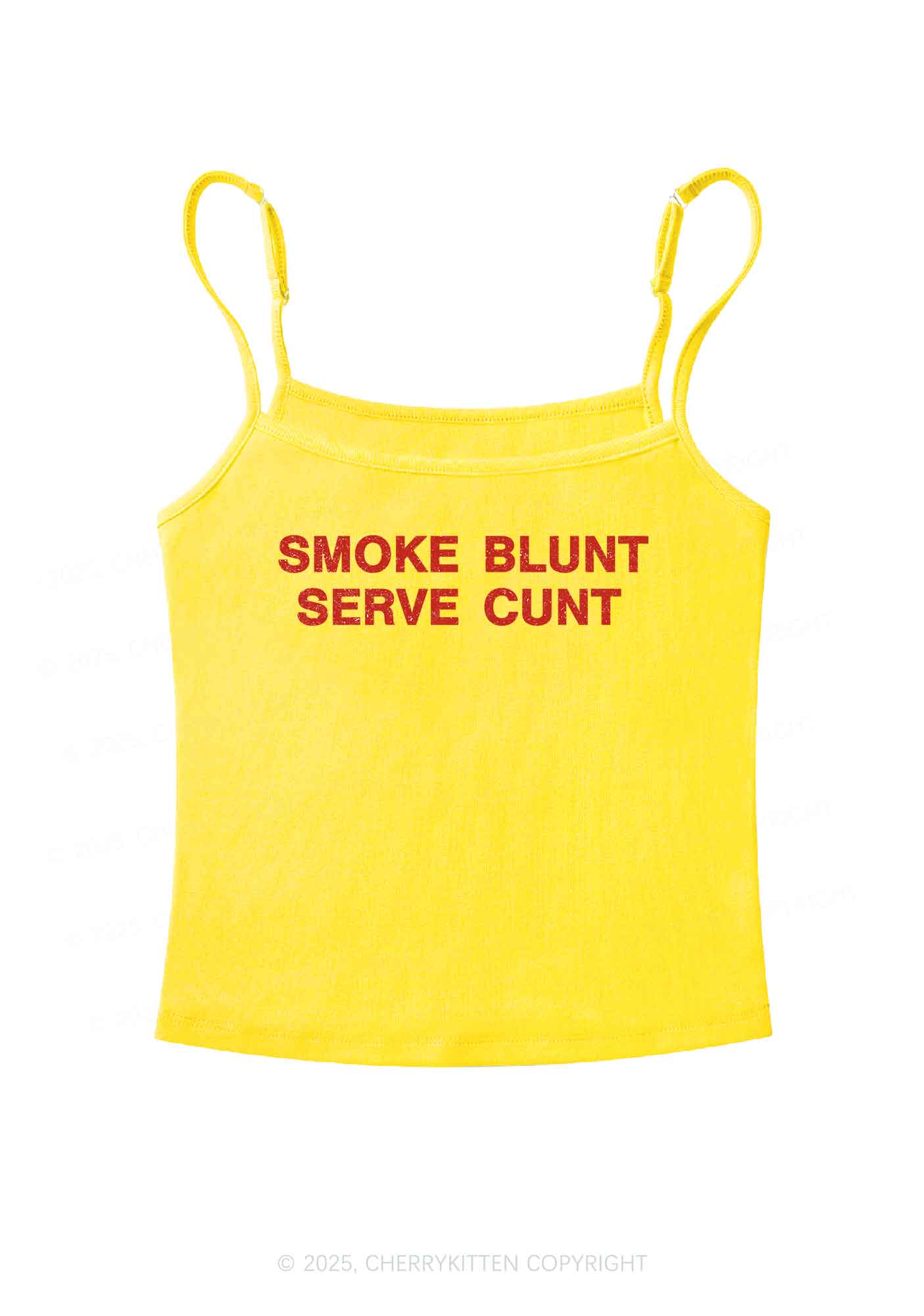 Smoke Blunt Y2K Spaghetti Strap Cami Cherrykitten - Image 5