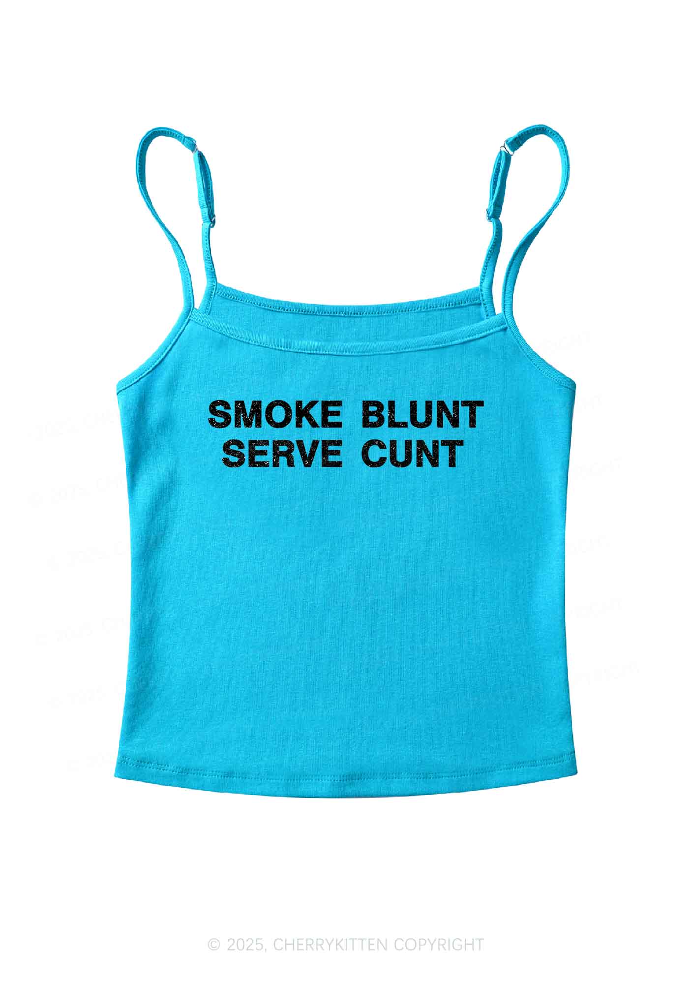 Smoke Blunt Y2K Spaghetti Strap Cami Cherrykitten - Image 6