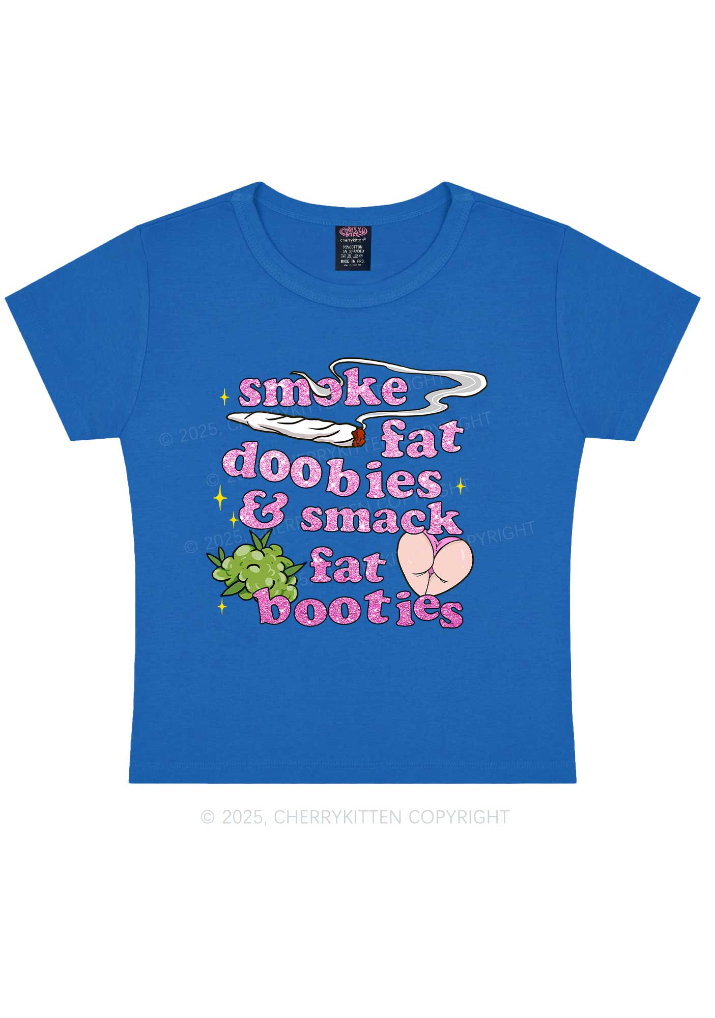 Smoke Fat Dxxbies Y2K Baby Tee Cherrykitten - Image 11