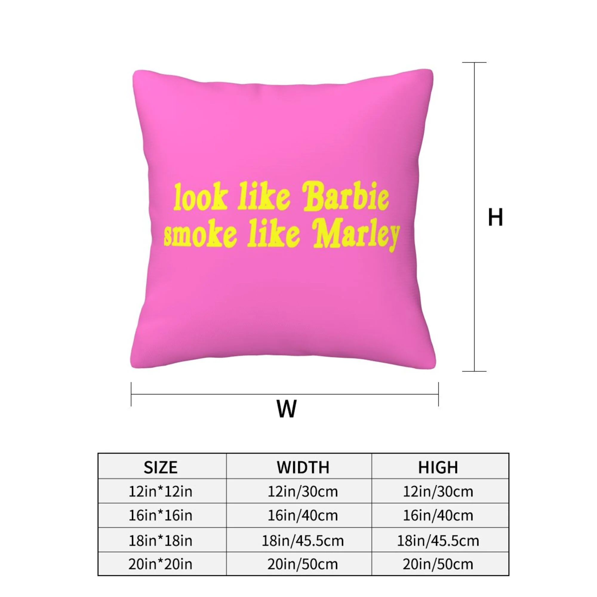 Smoke Like Marley Y2K Throw Pillow Cover Cherrykitten - Image 3