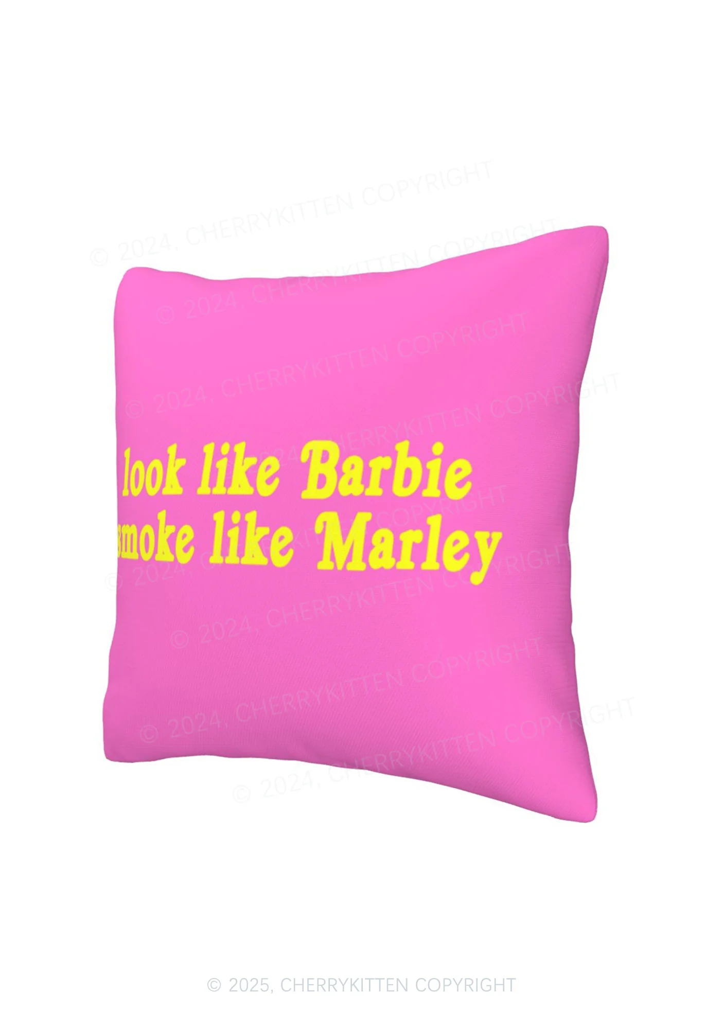 Smoke Like Marley Y2K Throw Pillow Cover Cherrykitten - Image 6