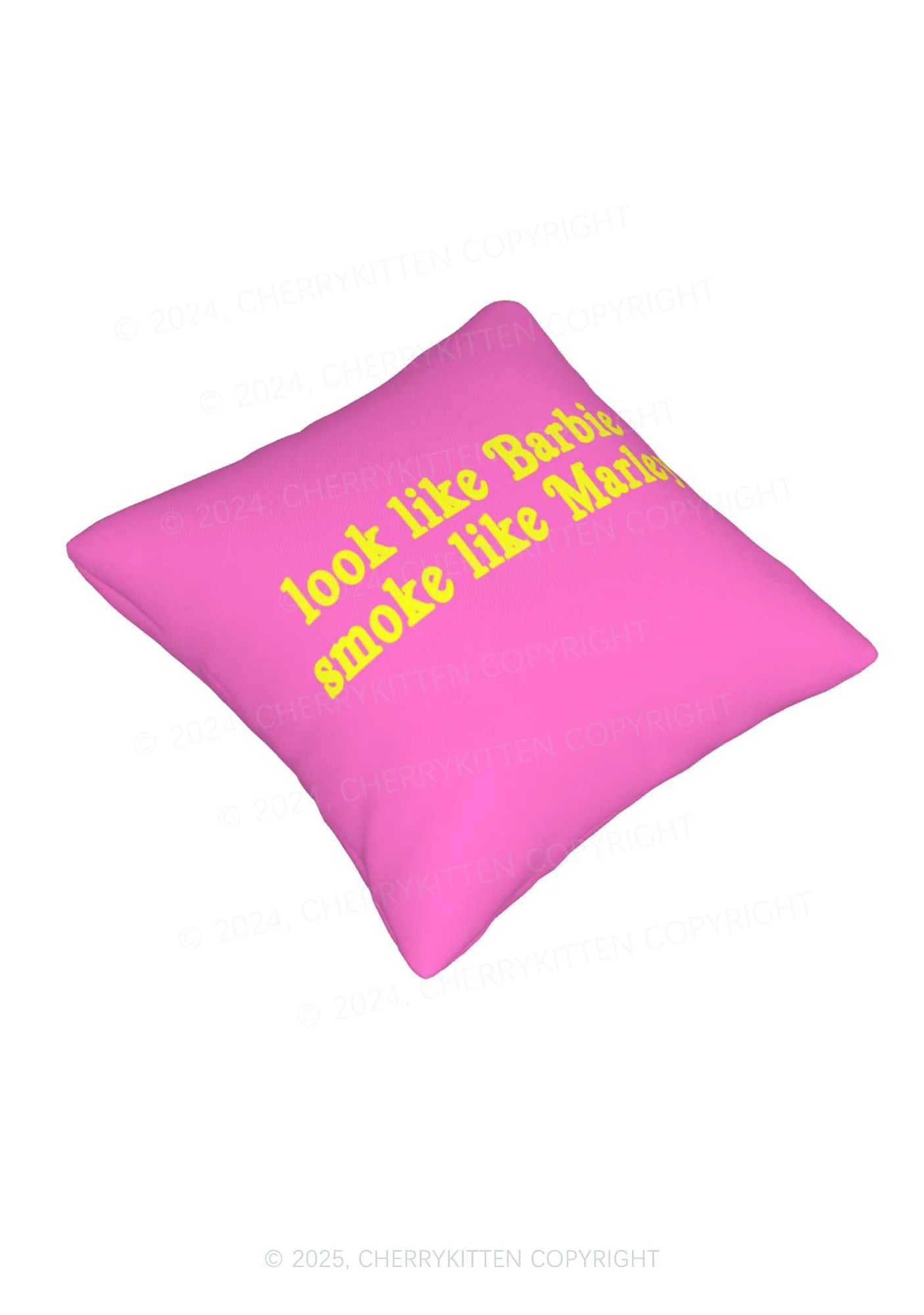 Smoke Like Marley Y2K Throw Pillow Cover Cherrykitten - Image 7