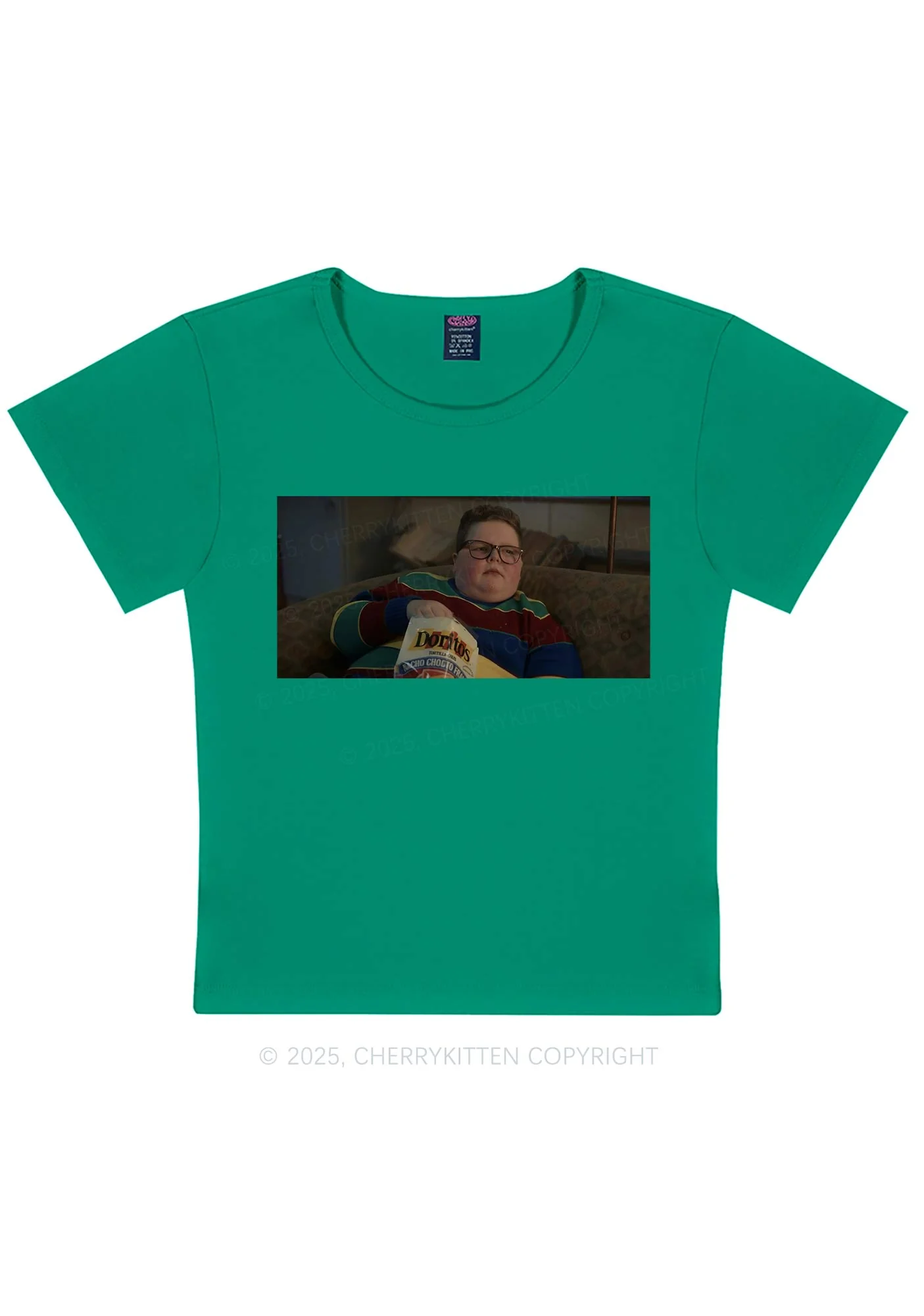 Snack Break Y2K Baby Tee Cherrykitten - Image 10