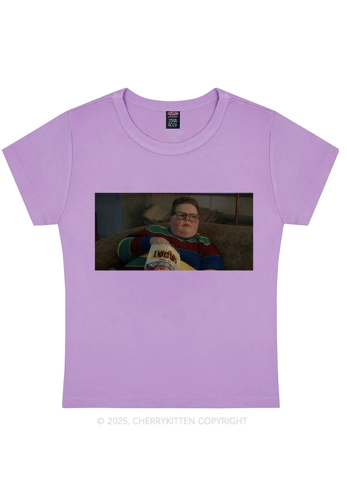 Snack Break Y2K Baby Tee Cherrykitten - Image 5