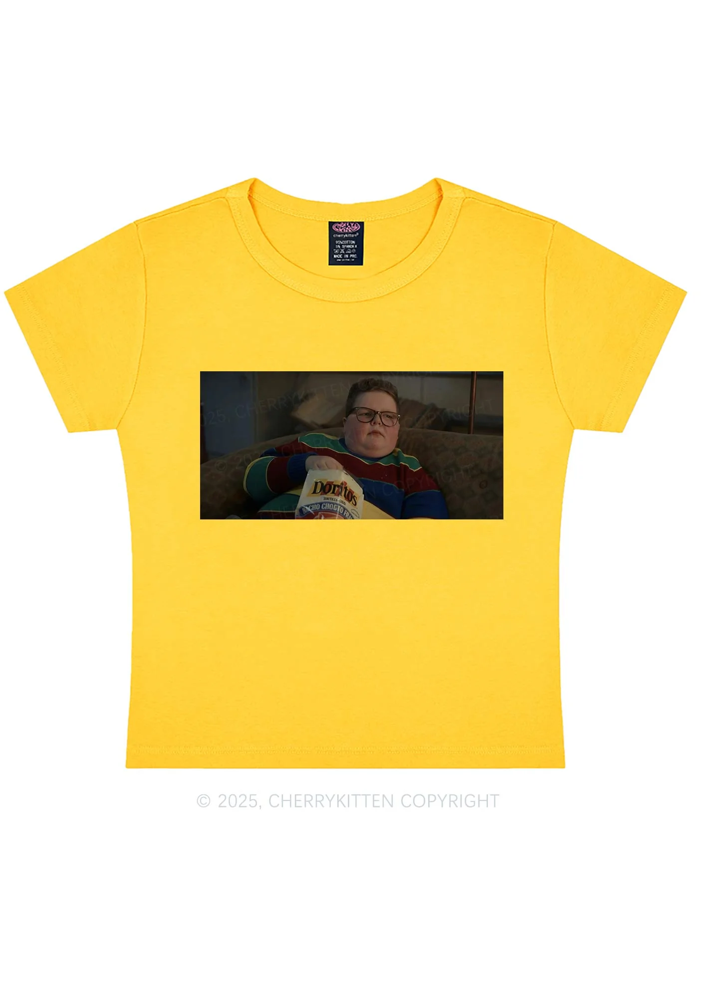 Snack Break Y2K Baby Tee Cherrykitten - Image 6