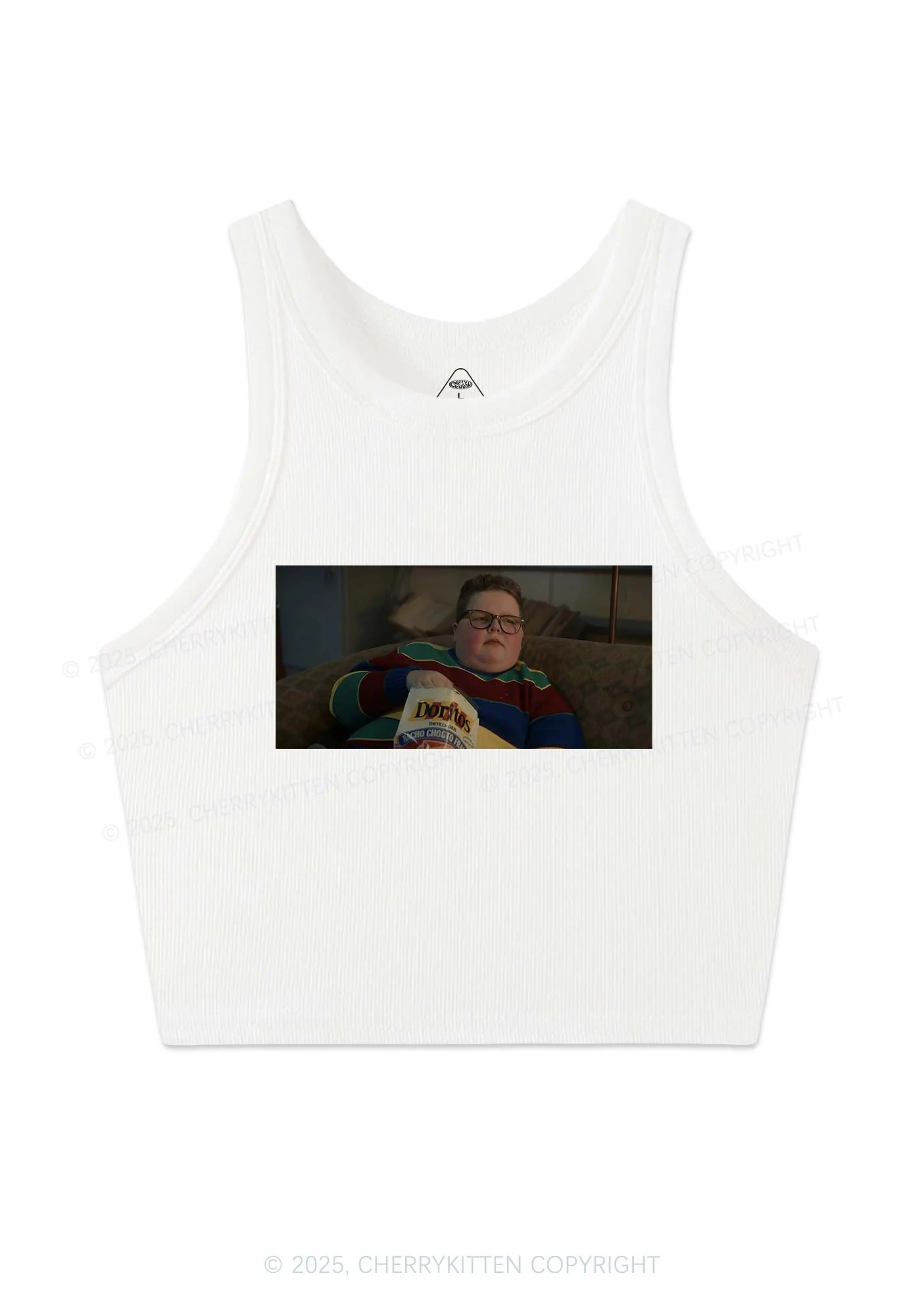 Snack Break Y2K Crop Tank Top Cherrykitten - Image 4