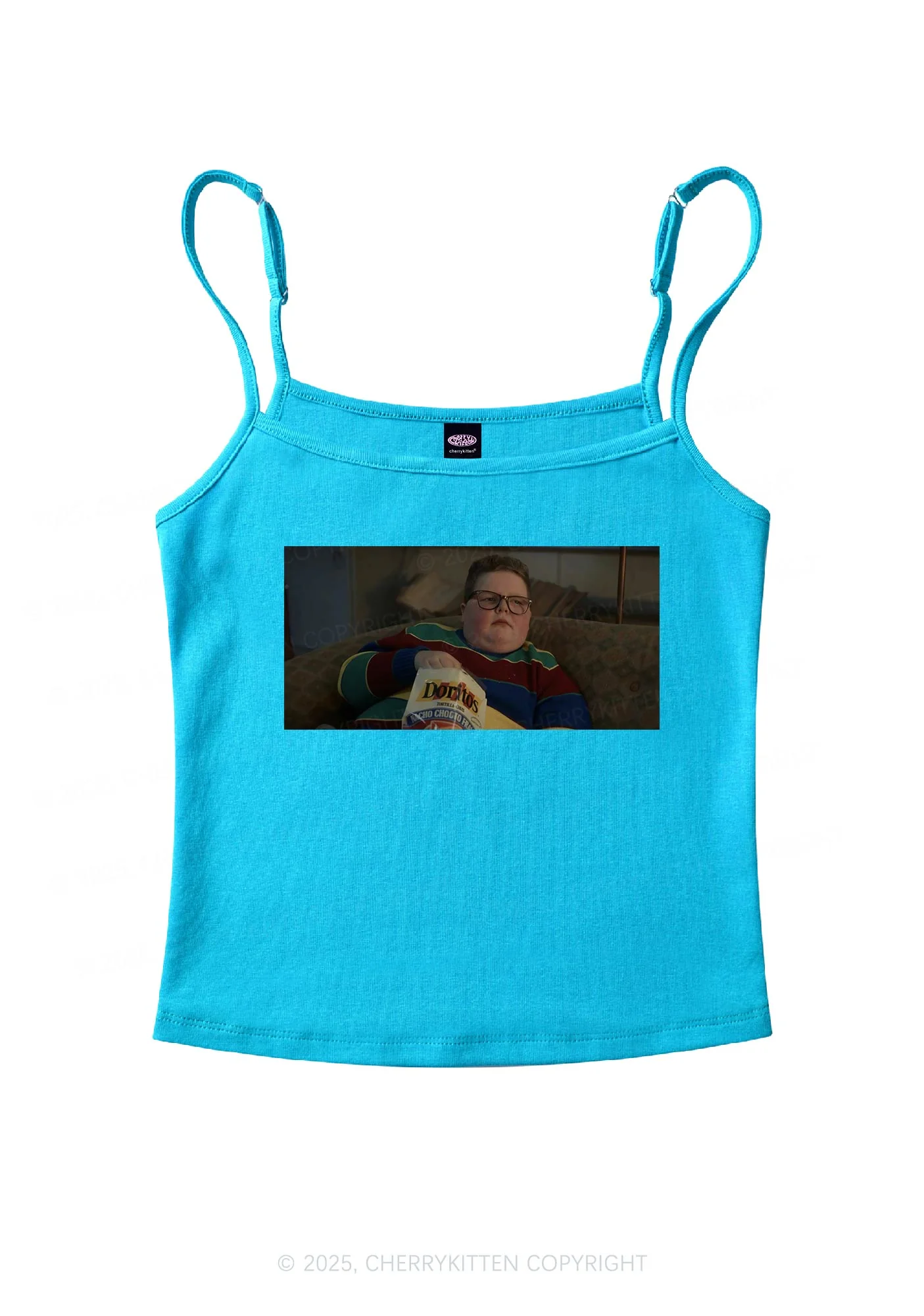 Snack Break Y2K Spaghetti Strap Cami Cherrykitten - Image 4