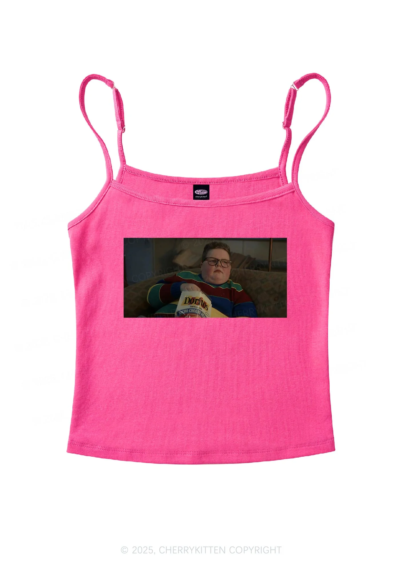 Snack Break Y2K Spaghetti Strap Cami Cherrykitten - Image 5