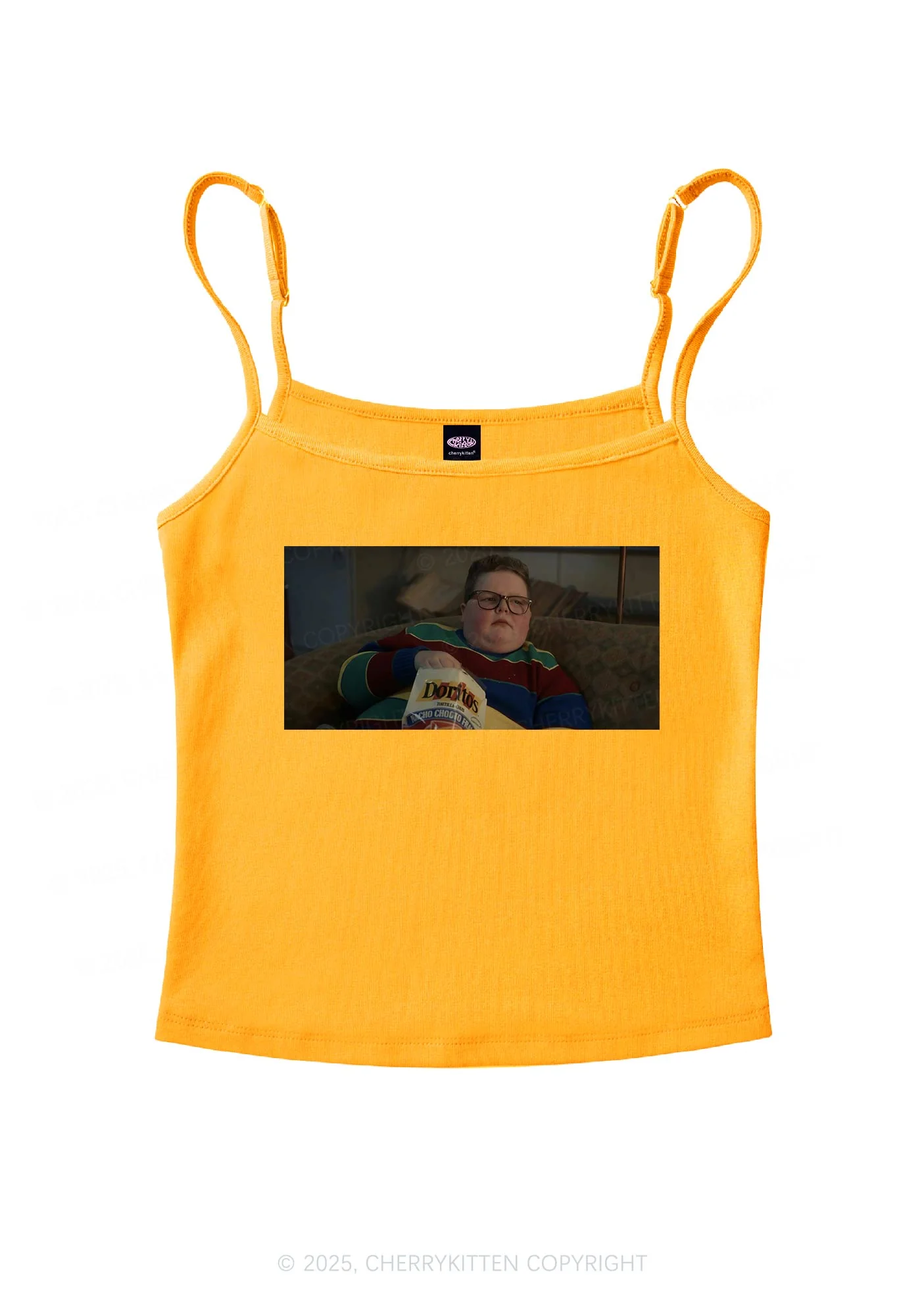 Snack Break Y2K Spaghetti Strap Cami Cherrykitten - Image 6