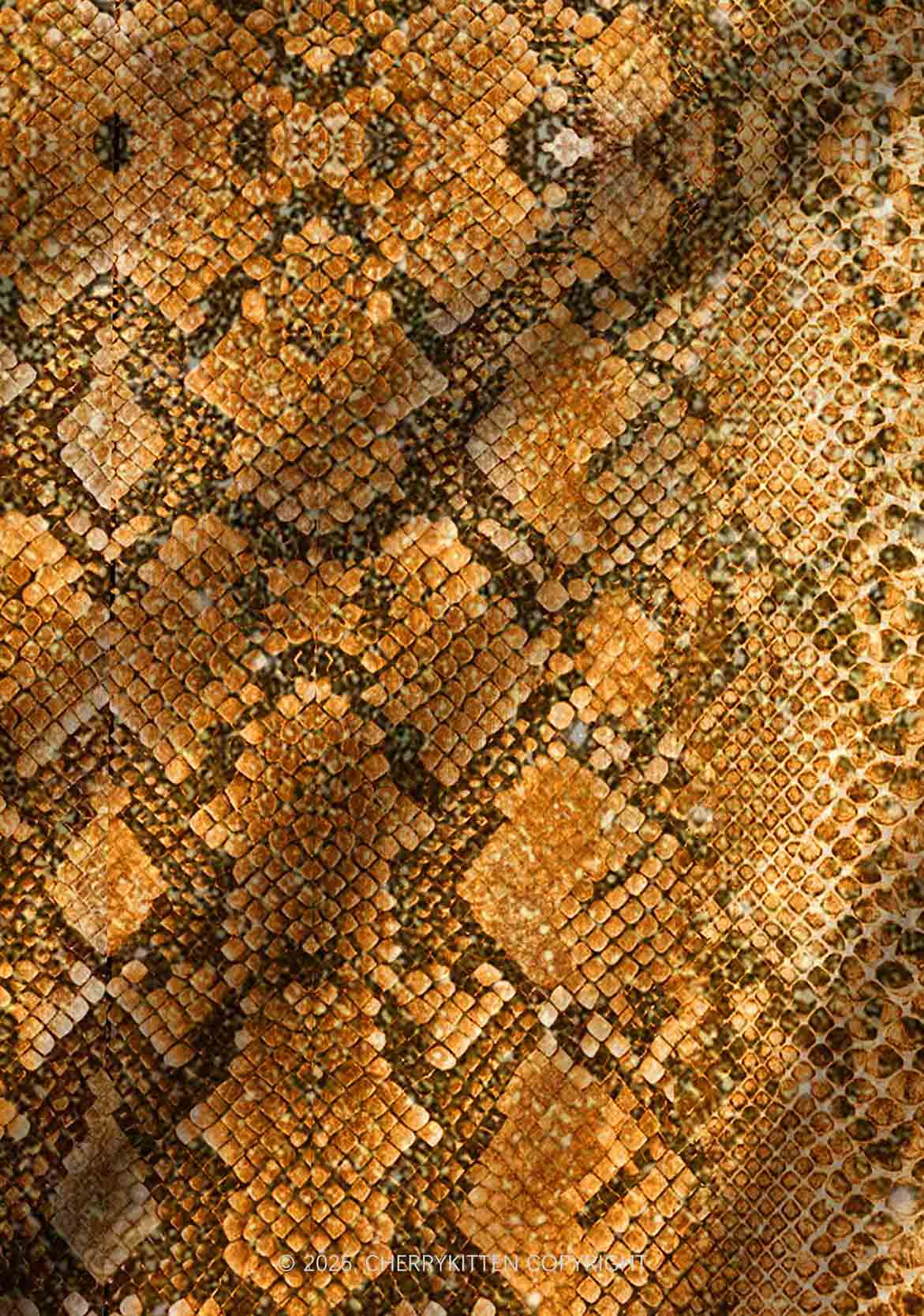 Snake Pattern Y2K Print Long Sleeve Pajama Set Cherrykitten - Image 4