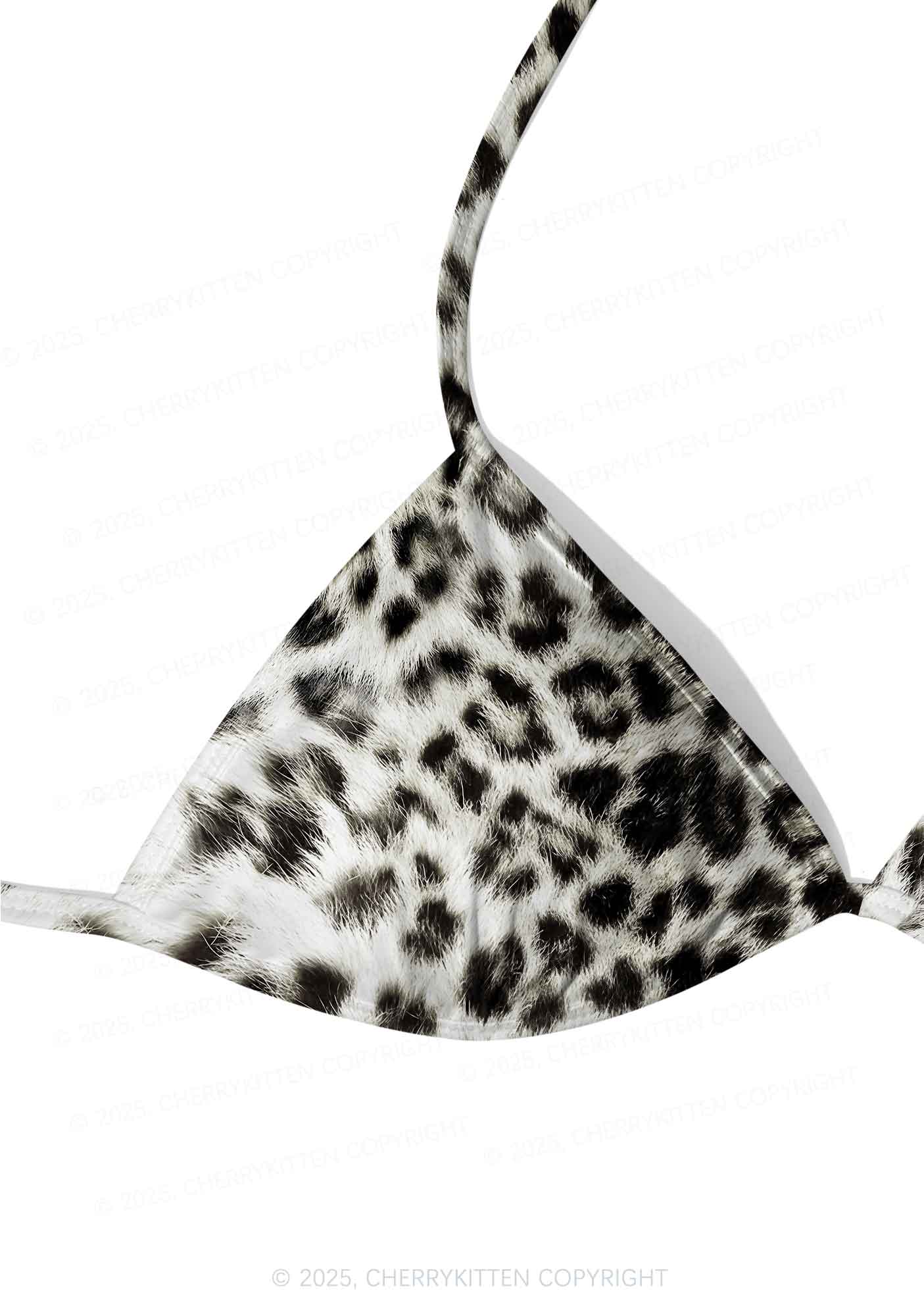 Snow Leopard Y2K Print Bikini Set Cherrykitten - Image 4