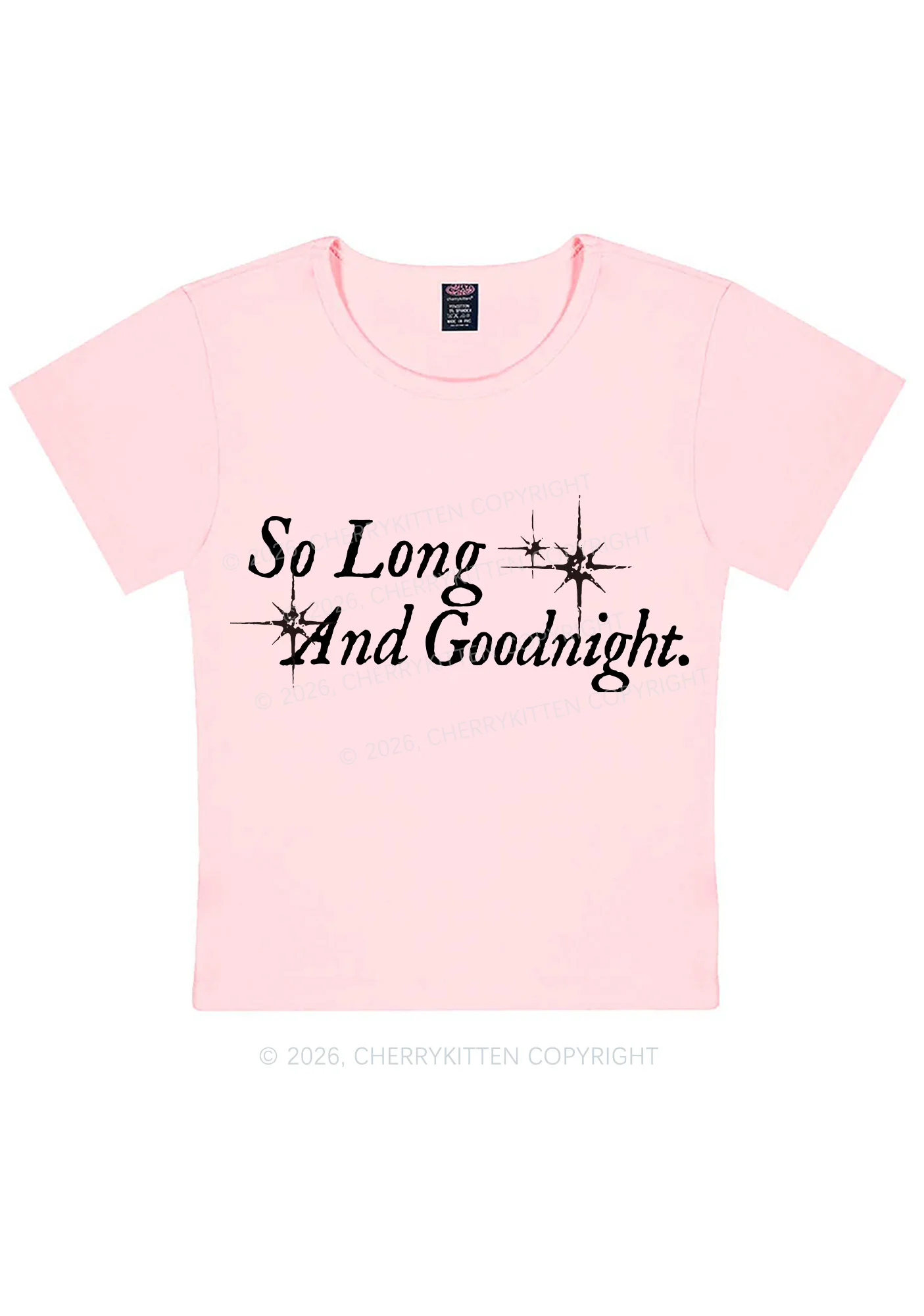 So Long And Goodnight Y2K Baby Tee Cherrykitten - Image 11