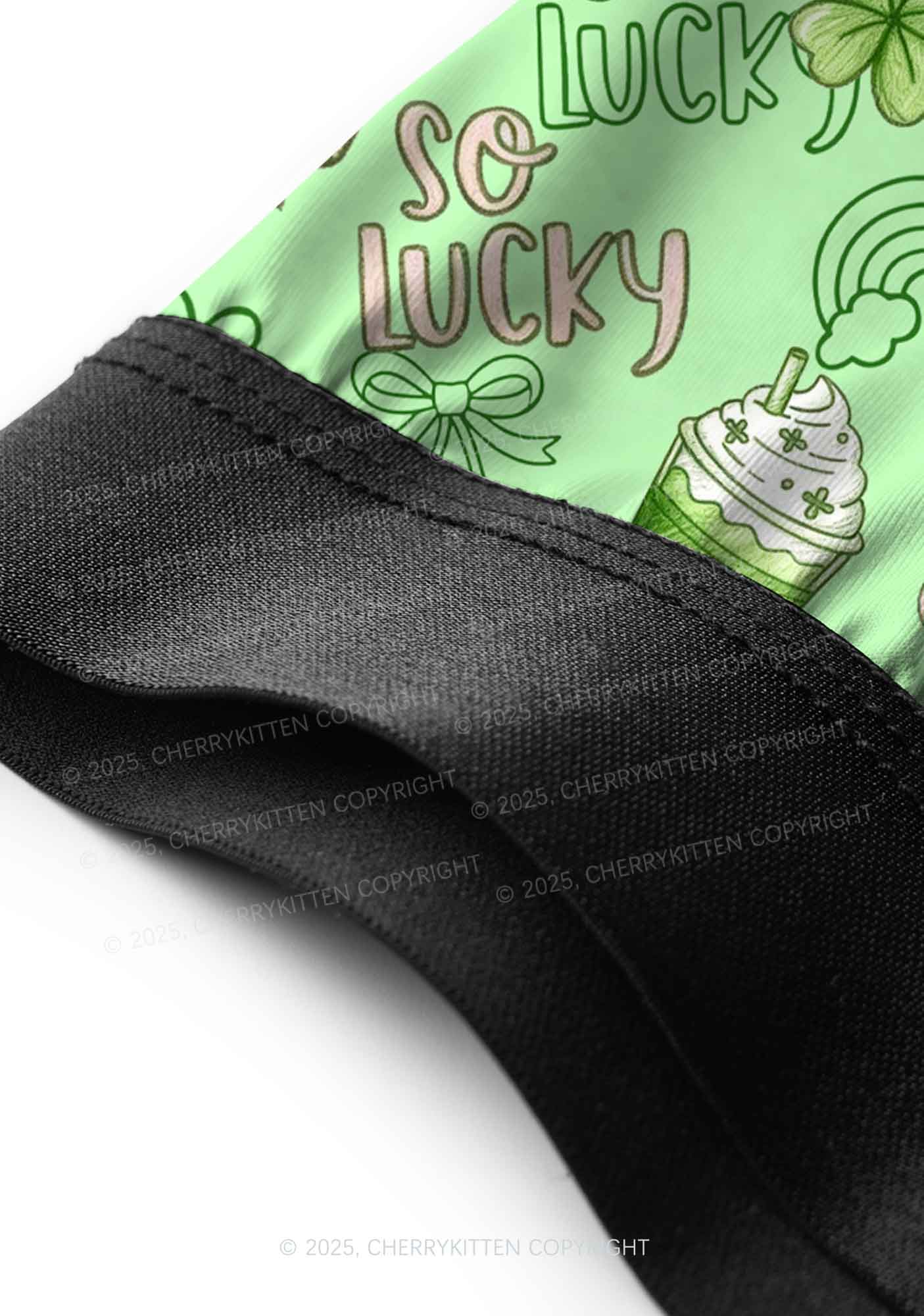 So Lucky Vibes St Patricks Y2K Print Men Boxer Briefs Cherrykitten - Image 5