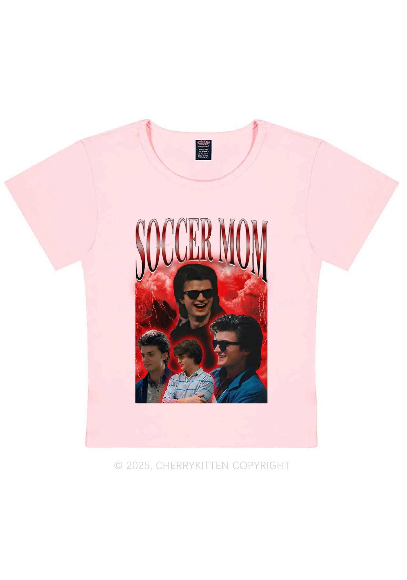 Soccer Mom Y2K Baby Tee Cherrykitten - Image 11