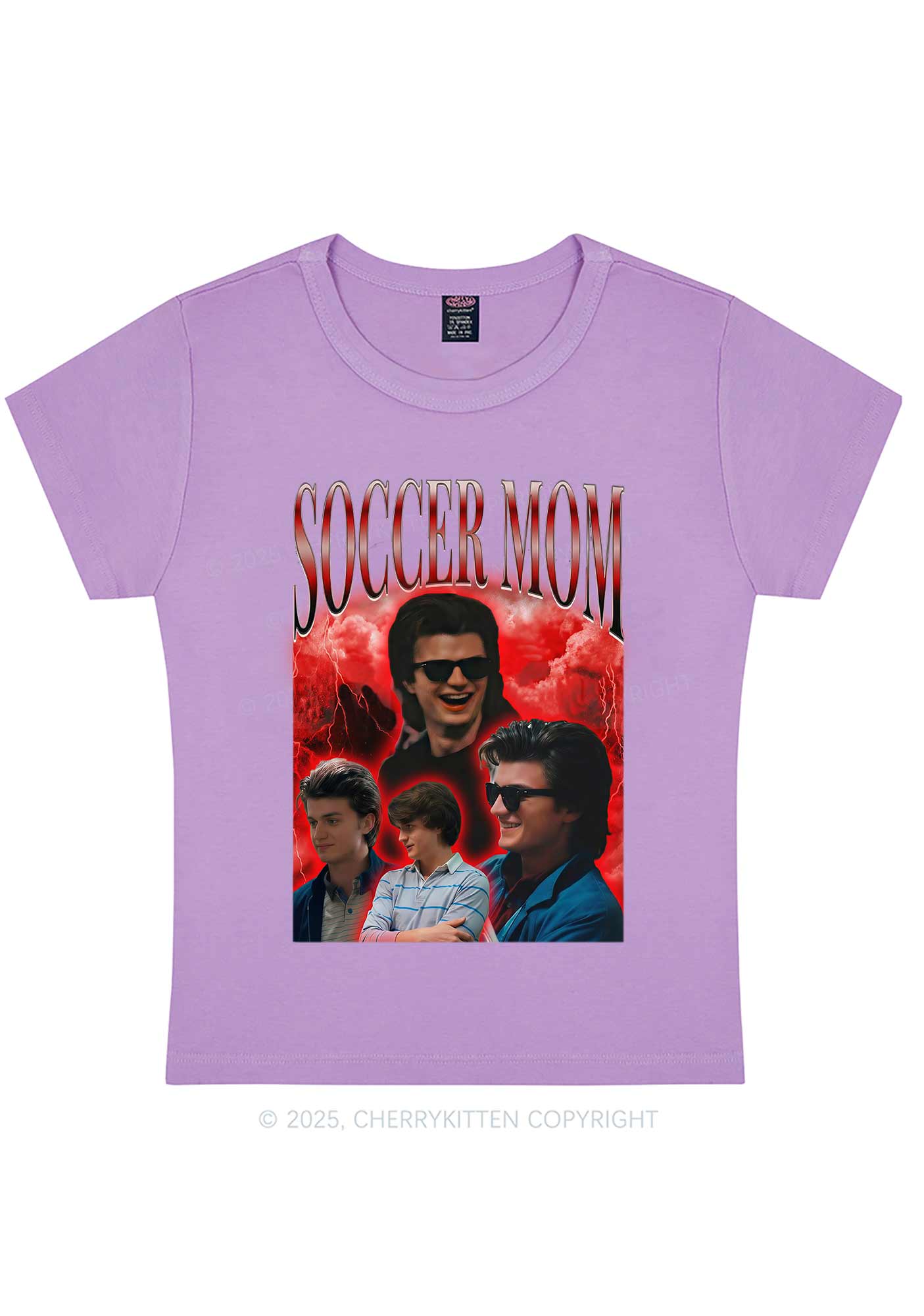 Soccer Mom Y2K Baby Tee Cherrykitten - Image 5