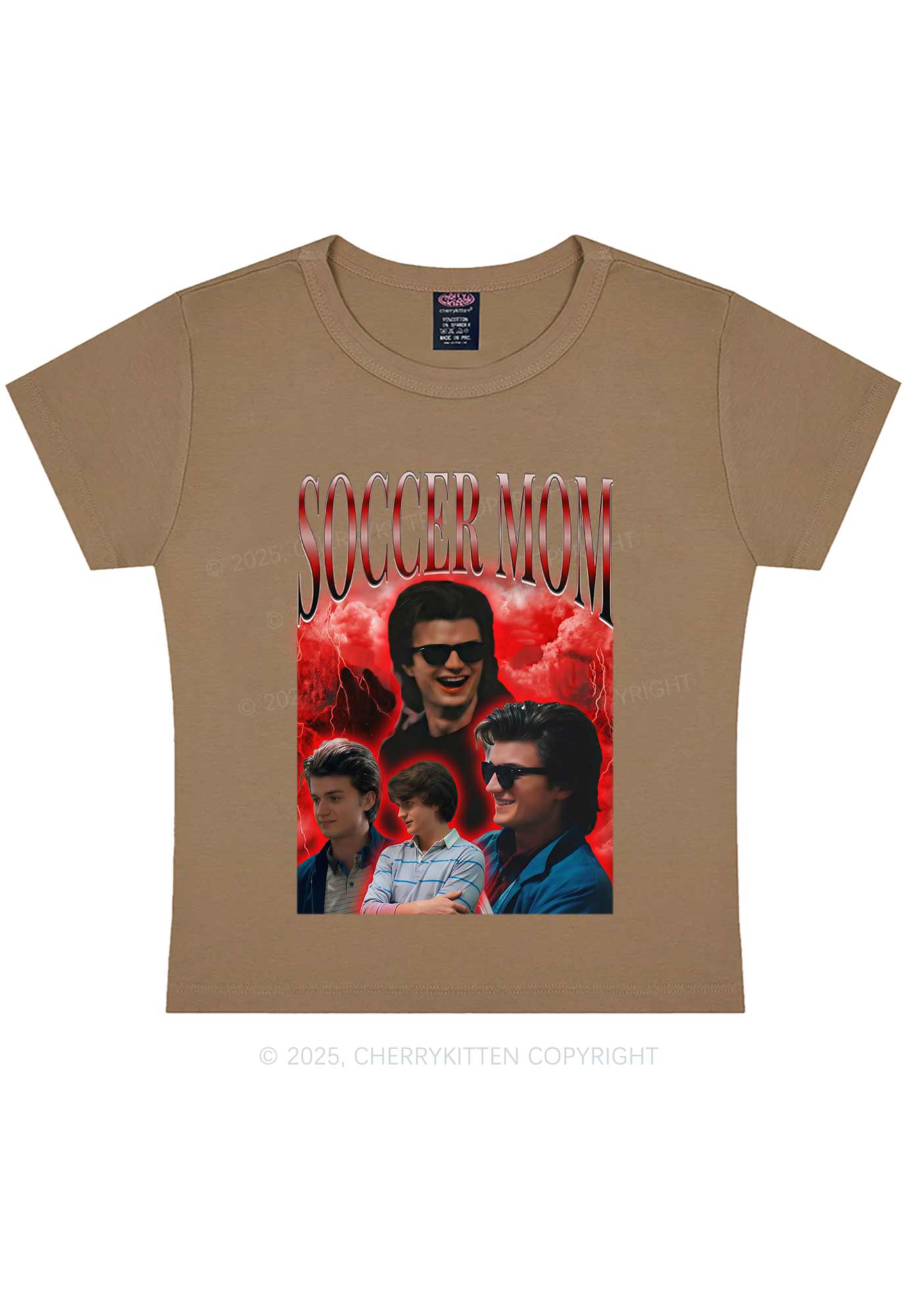 Soccer Mom Y2K Baby Tee Cherrykitten - Image 7