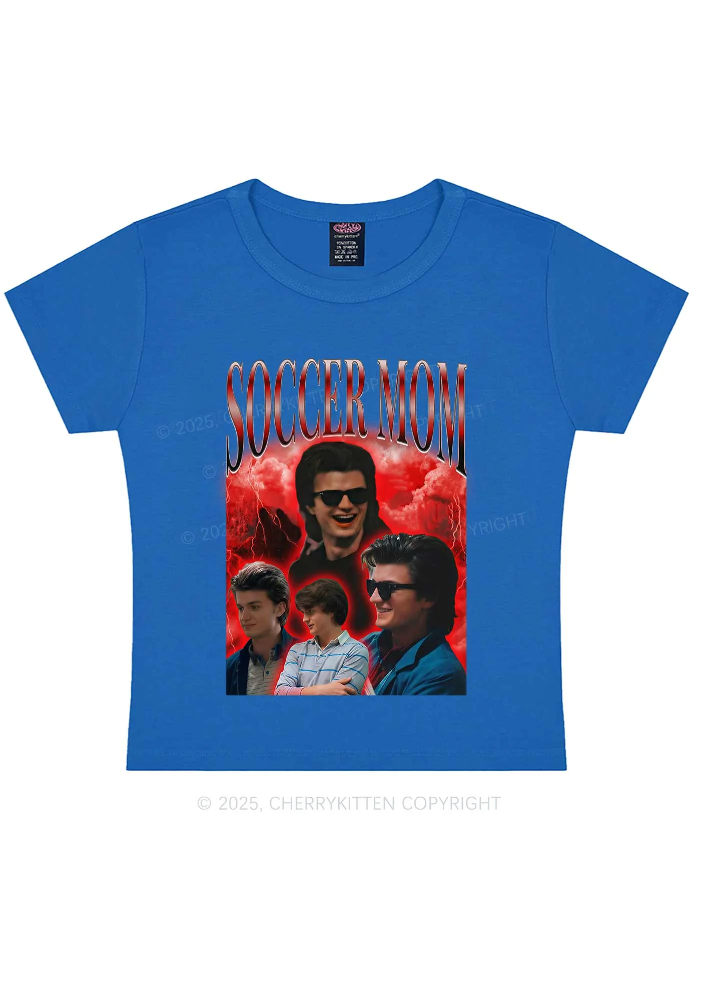 Soccer Mom Y2K Baby Tee Cherrykitten - Image 9