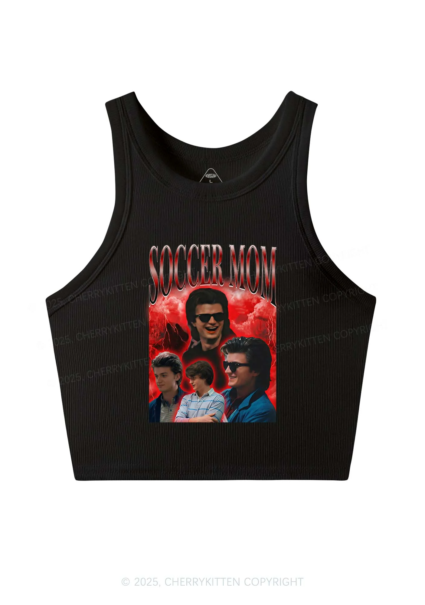 Soccer Mom Y2K Crop Tank Top Cherrykitten - Image 4