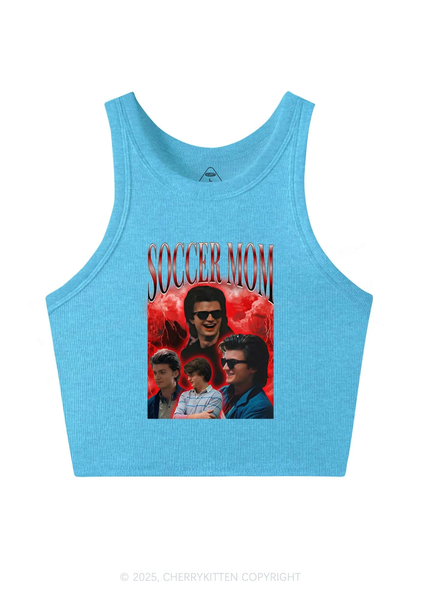 Soccer Mom Y2K Crop Tank Top Cherrykitten - Image 5