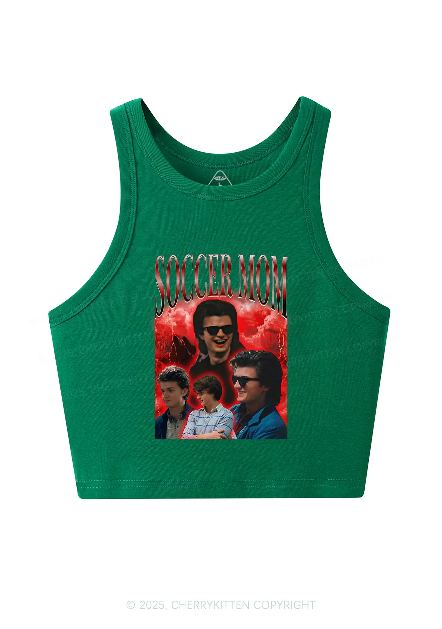 Soccer Mom Y2K Crop Tank Top Cherrykitten - Image 6