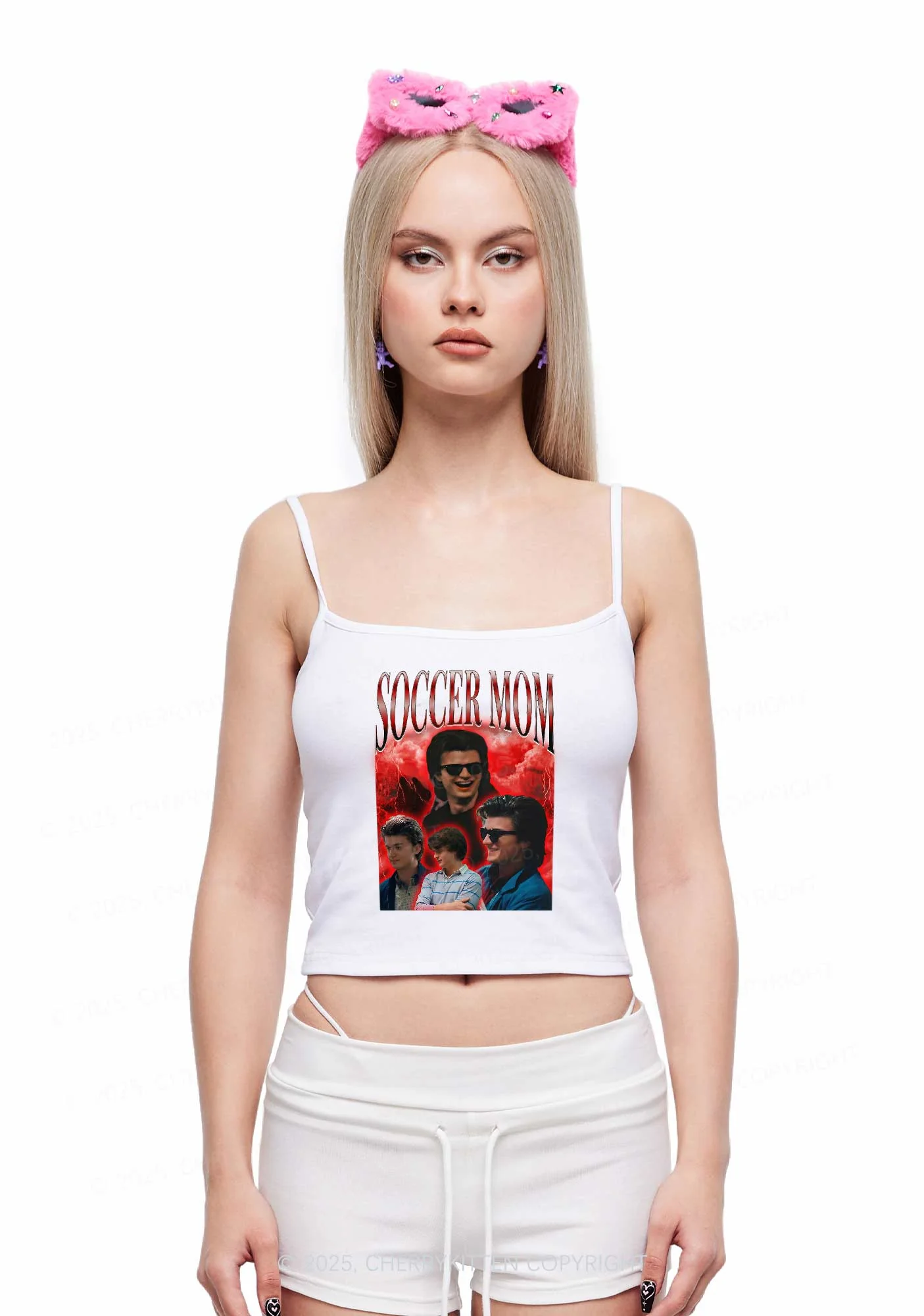 Soccer Mom Y2K Spaghetti Strap Cami Cherrykitten - Image 2