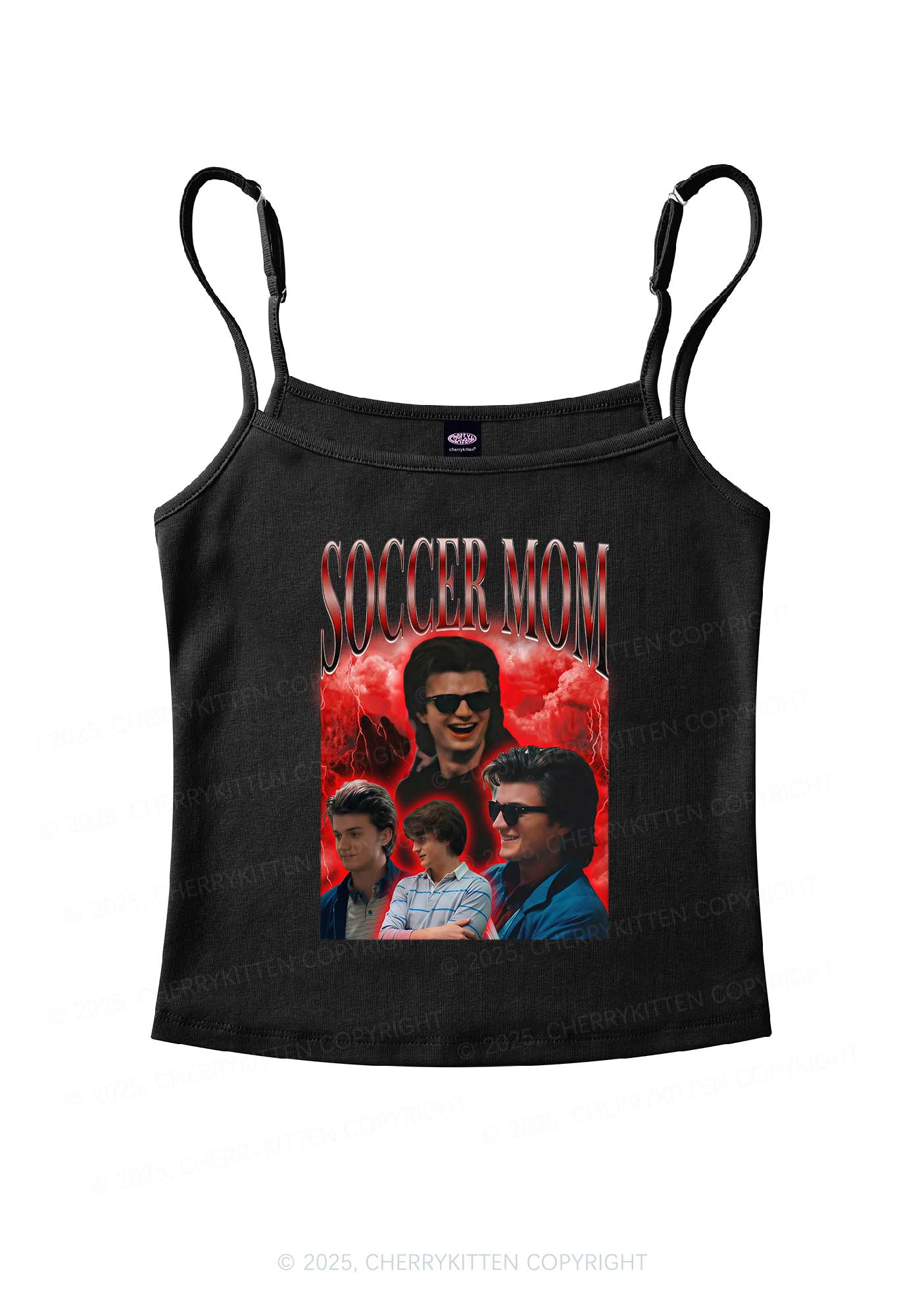 Soccer Mom Y2K Spaghetti Strap Cami Cherrykitten - Image 3