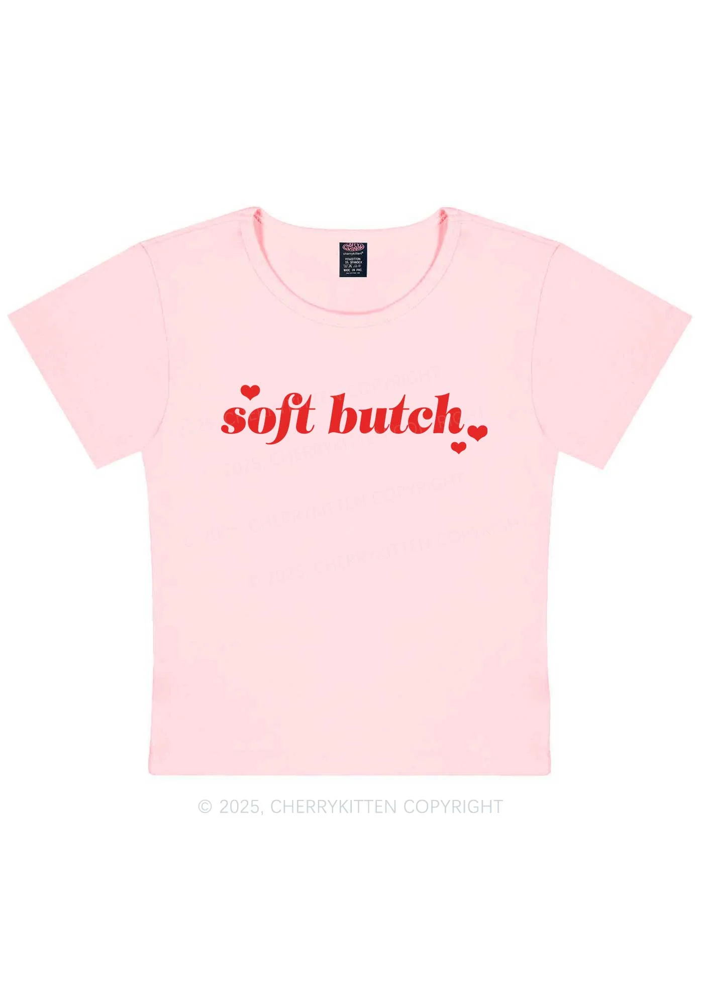 Soft Butch Y2K Baby Tee Cherrykitten - Image 13