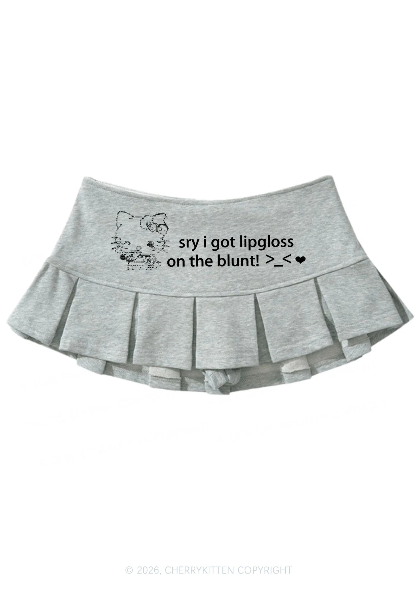 Sorry About Lipgloss Y2K Mini Pleated Skirts Cherrykitten - Image 2