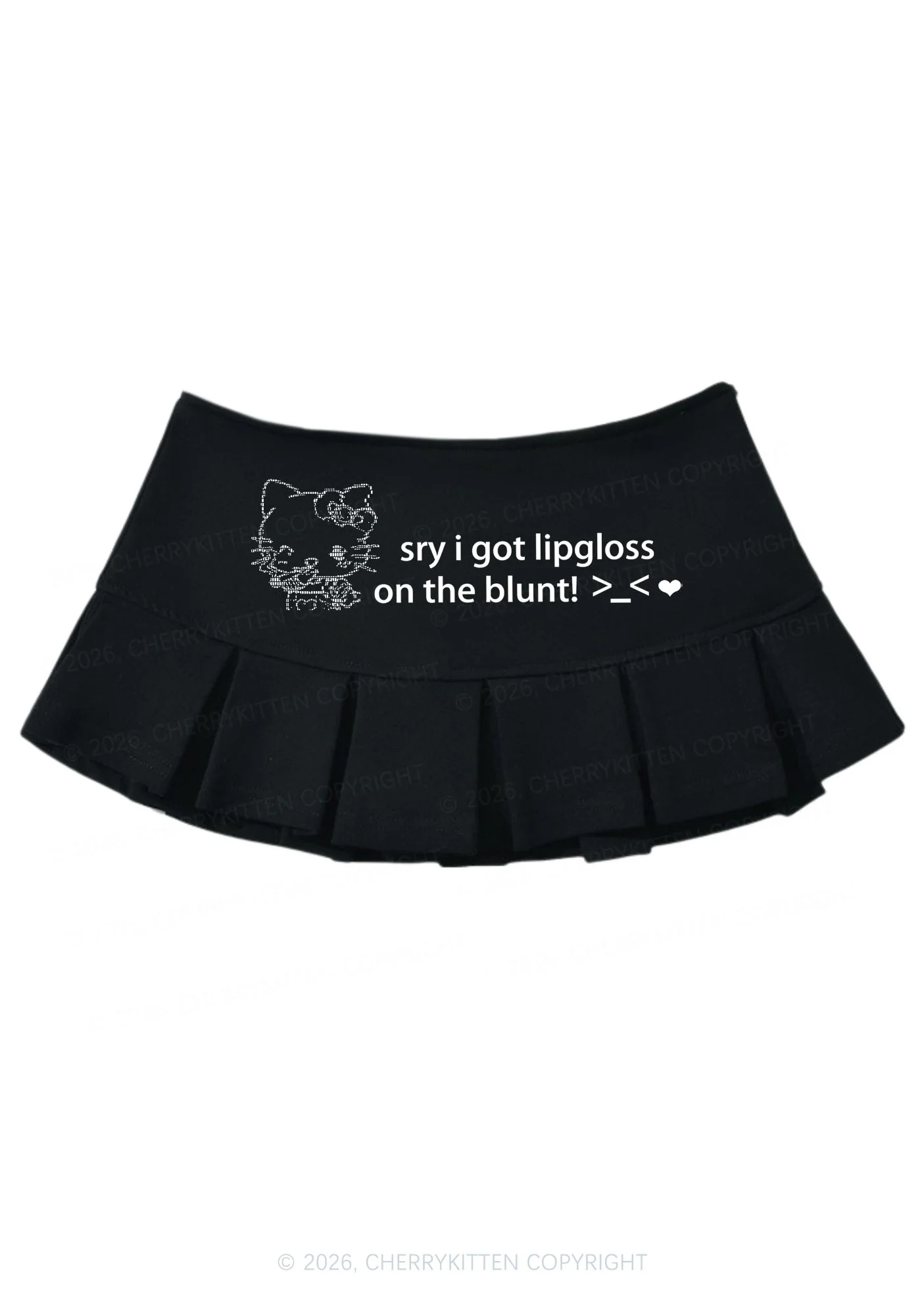 Sorry About Lipgloss Y2K Mini Pleated Skirts Cherrykitten - Image 5