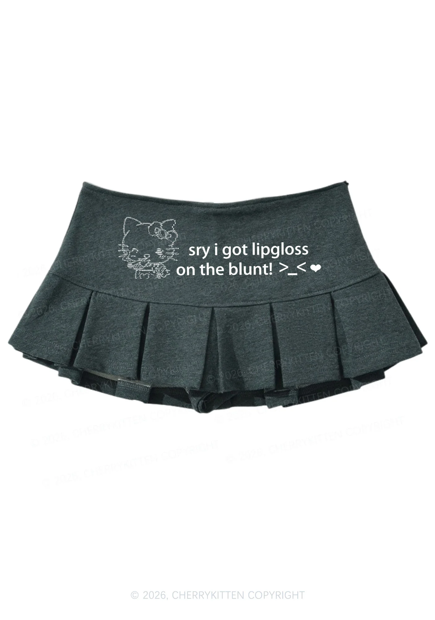 Sorry About Lipgloss Y2K Mini Pleated Skirts Cherrykitten - Image 6