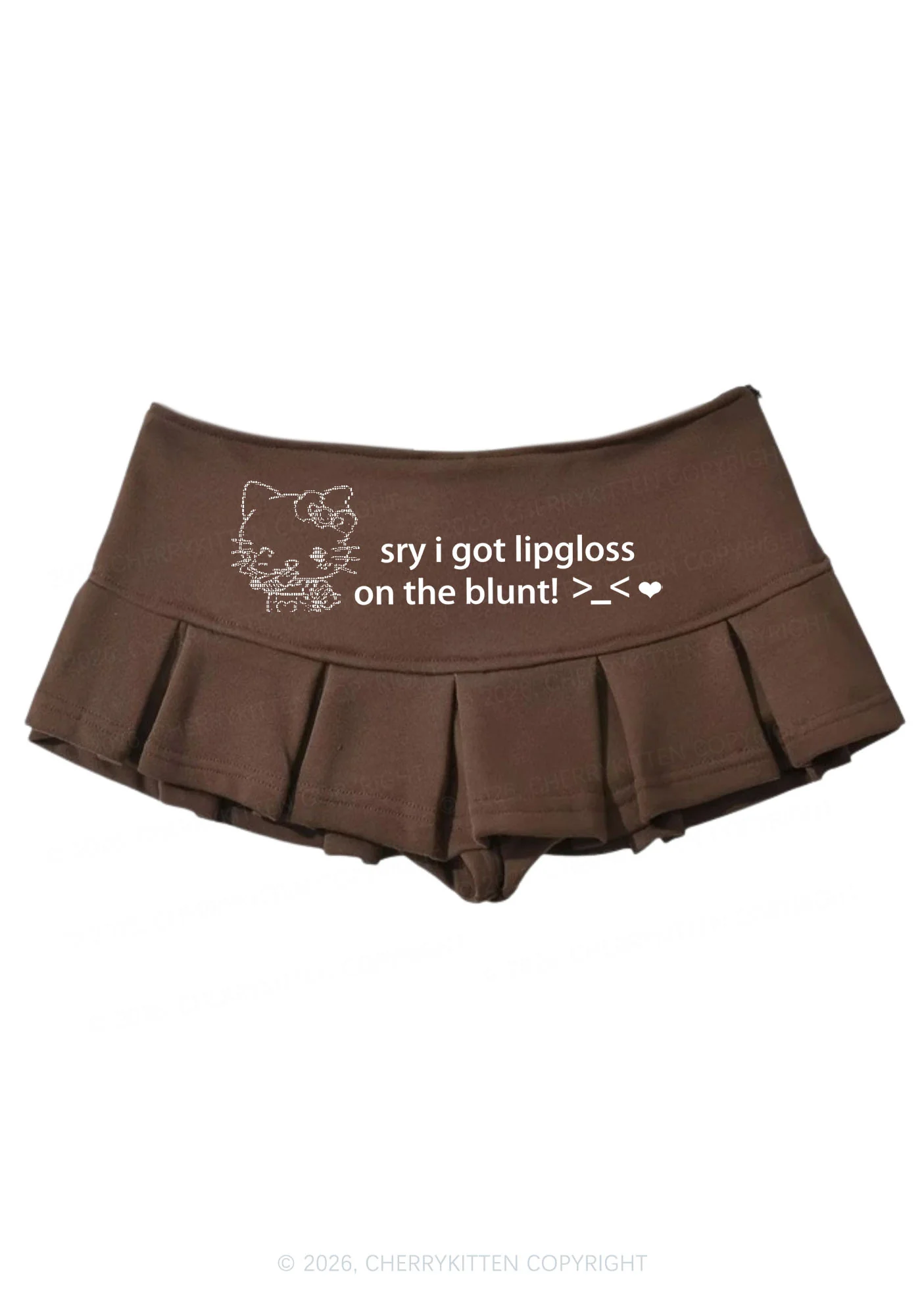 Sorry About Lipgloss Y2K Mini Pleated Skirts Cherrykitten - Image 7