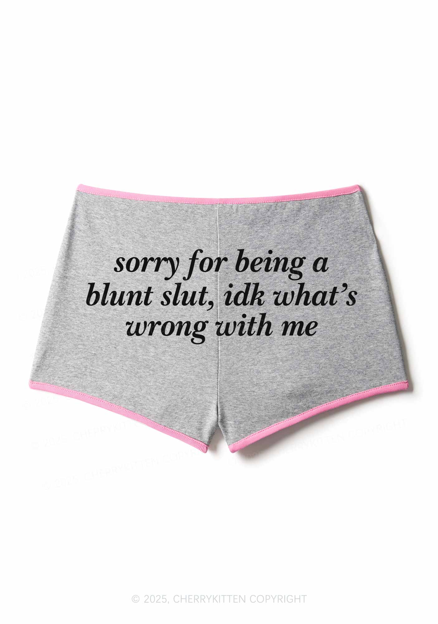 Sorry For Being A Blunt Slxt Y2K Booty Shorts Cherrykitten - Image 6
