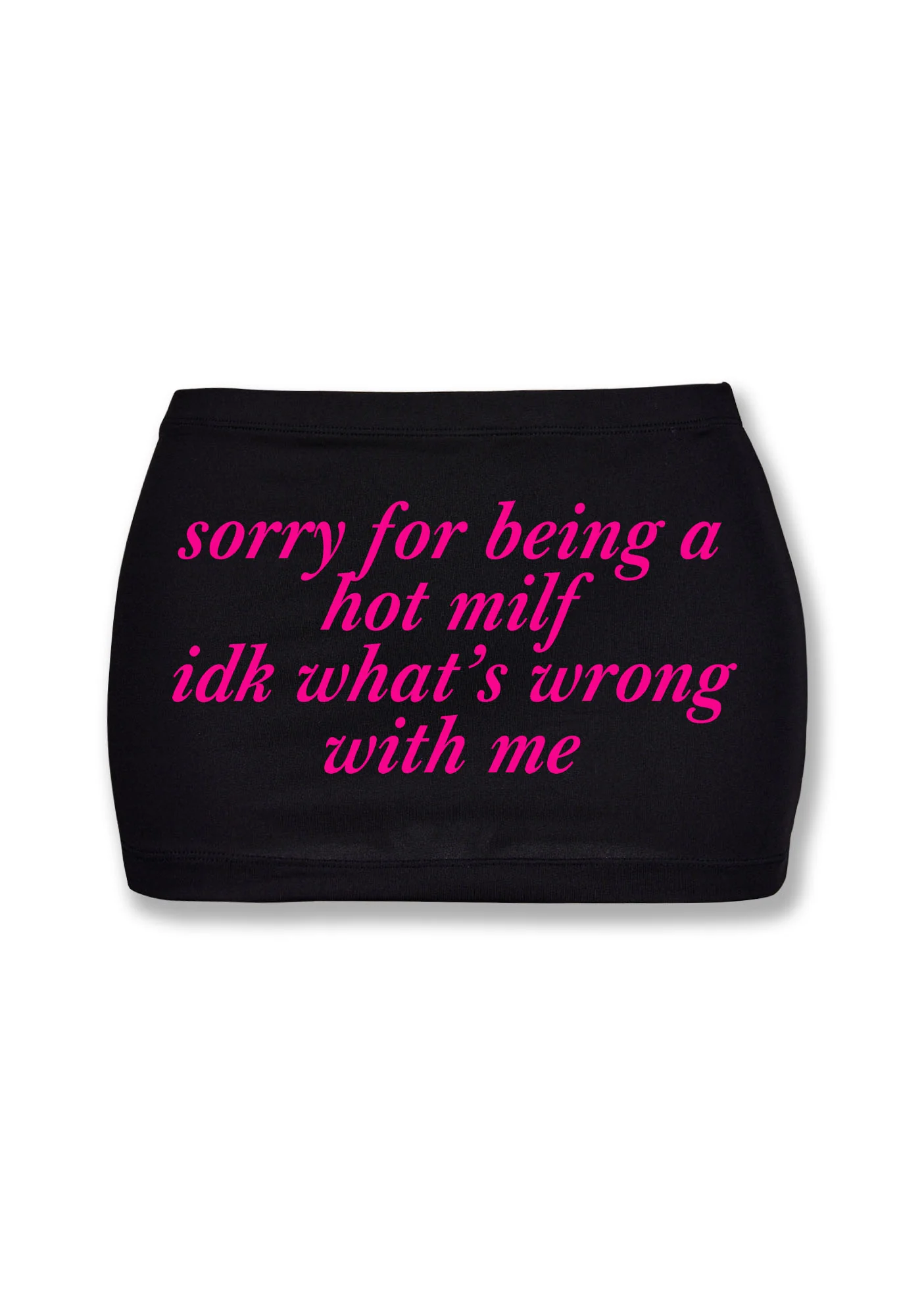 Sorry For Being A Hot Mxxf Y2K Mini Hip Skirt Cherrykitten - Image 3